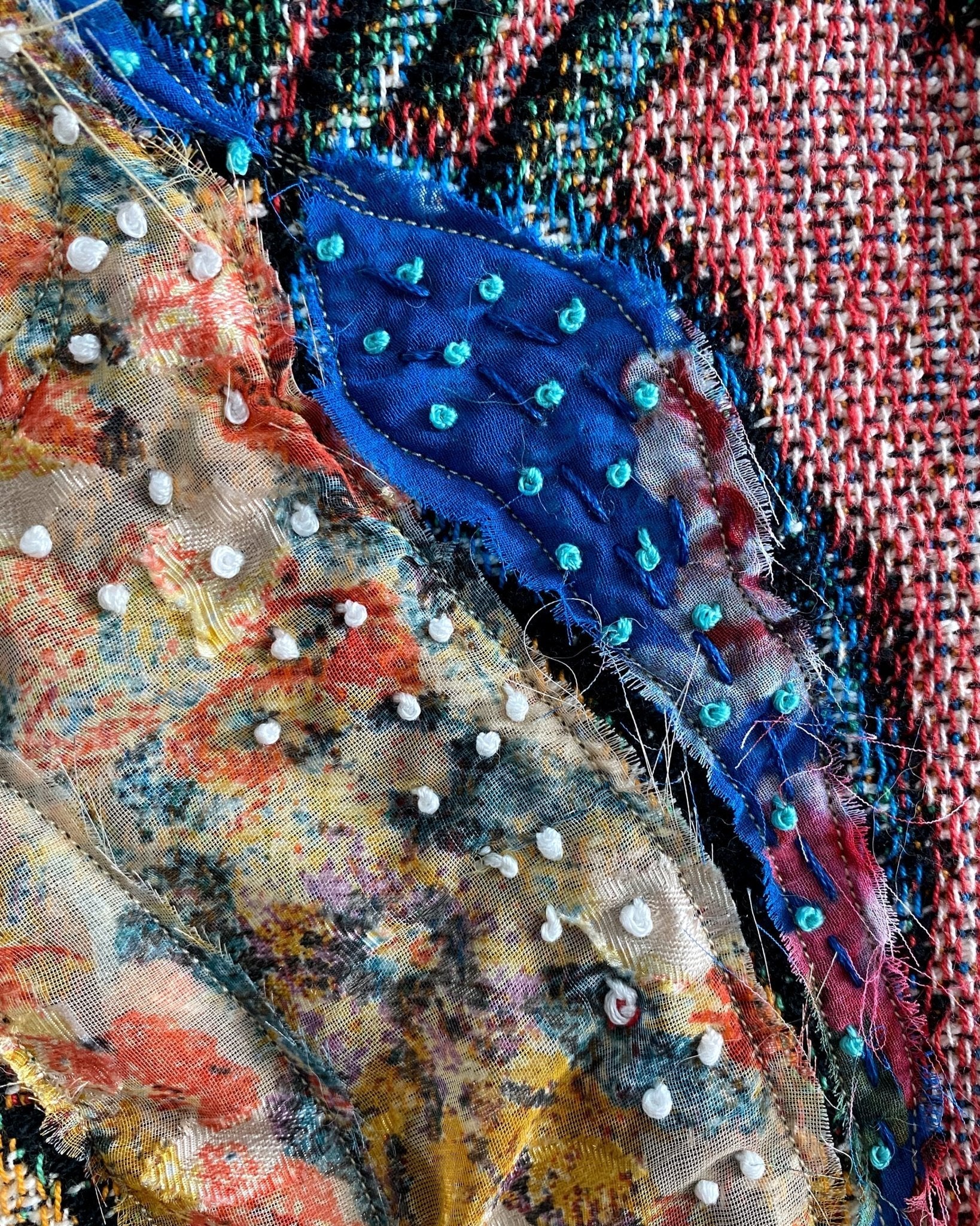 Parrot Paradise - Fine Art Tapestry With Beaded Accents - Heather Freitas