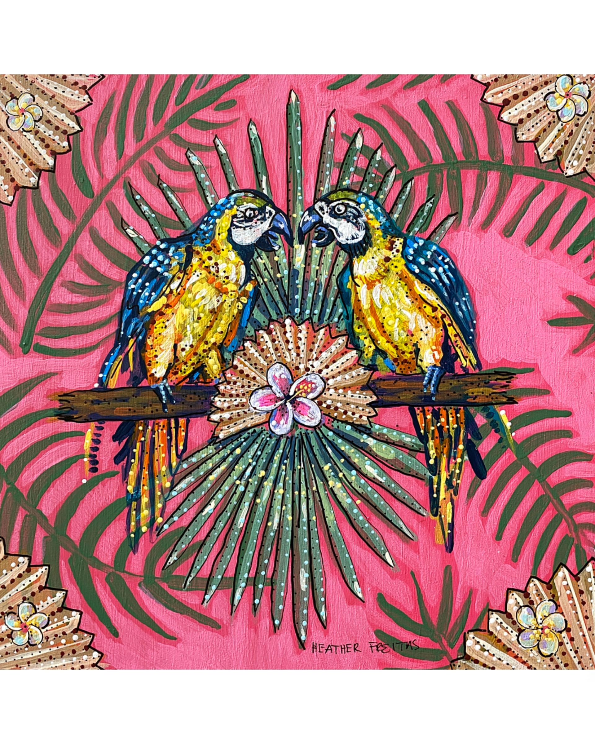 Parrots In Paradise - Heather Freitas