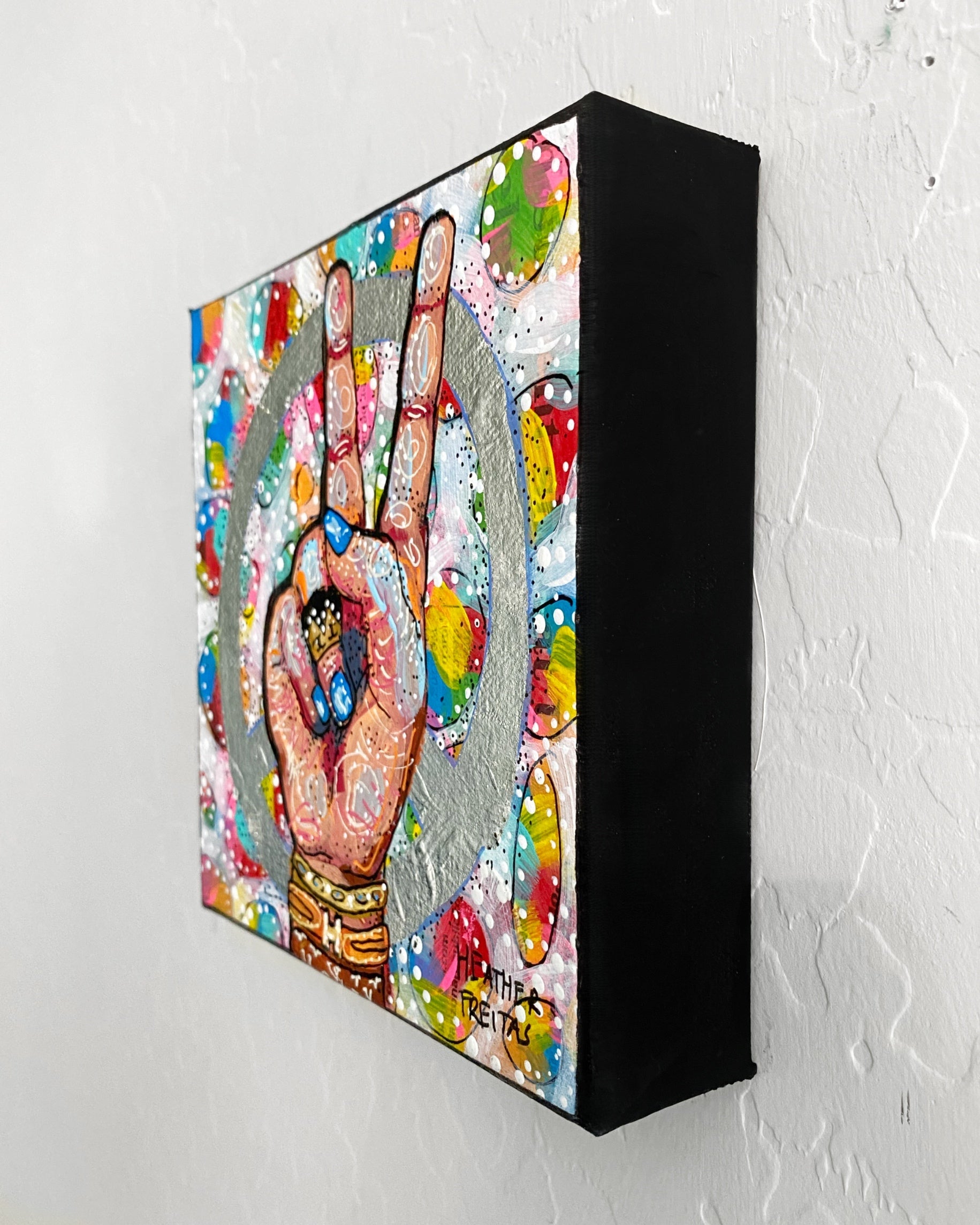 Peace, Love, Fashion & Silver ( Original Painting )