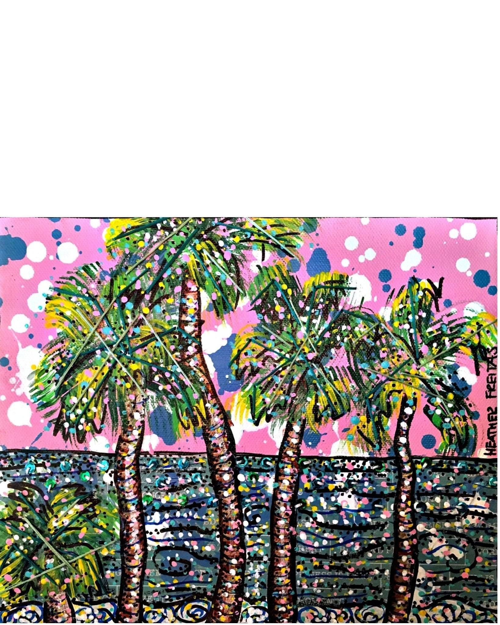 Pink Palms - Heather Freitas