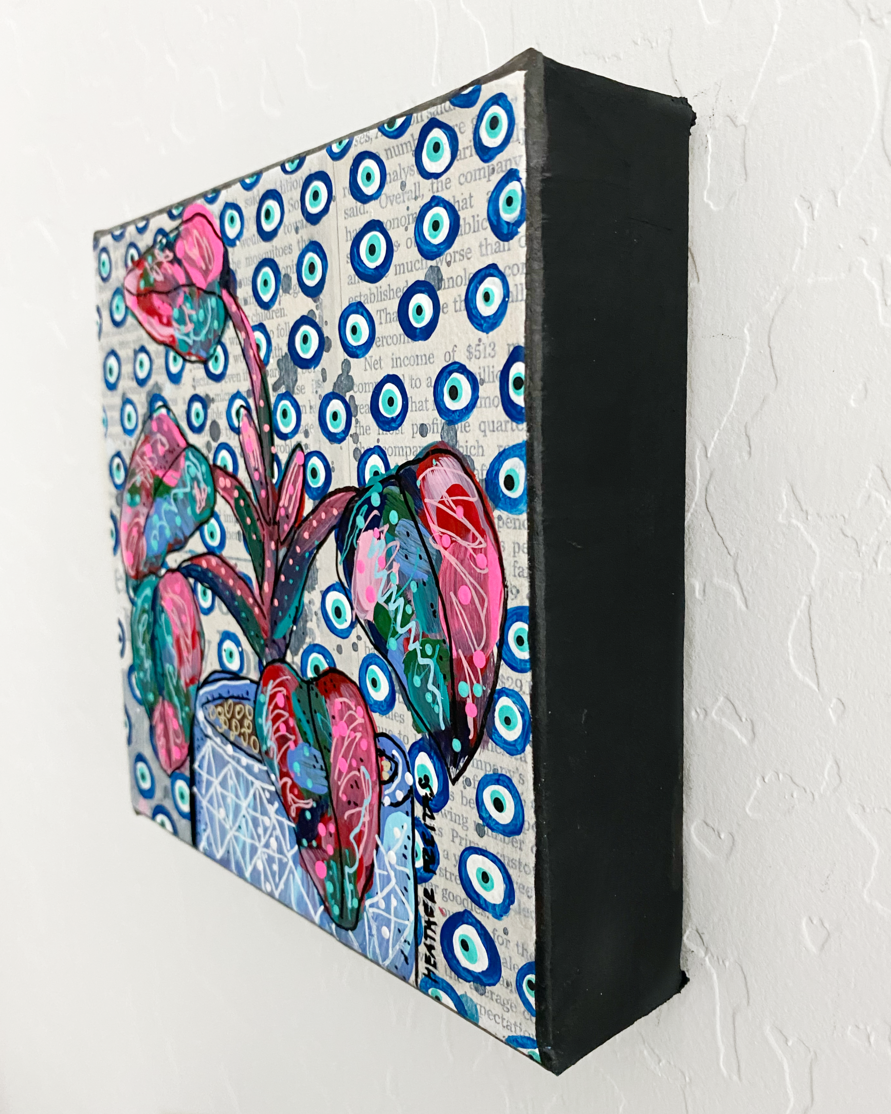 Pink Princess Philodendron ( Original Painting )