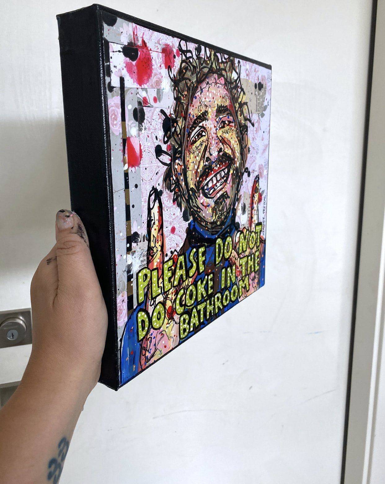 Please Do Not Do Coke In The Bathroom - Post Malone Edition Heather Freitas