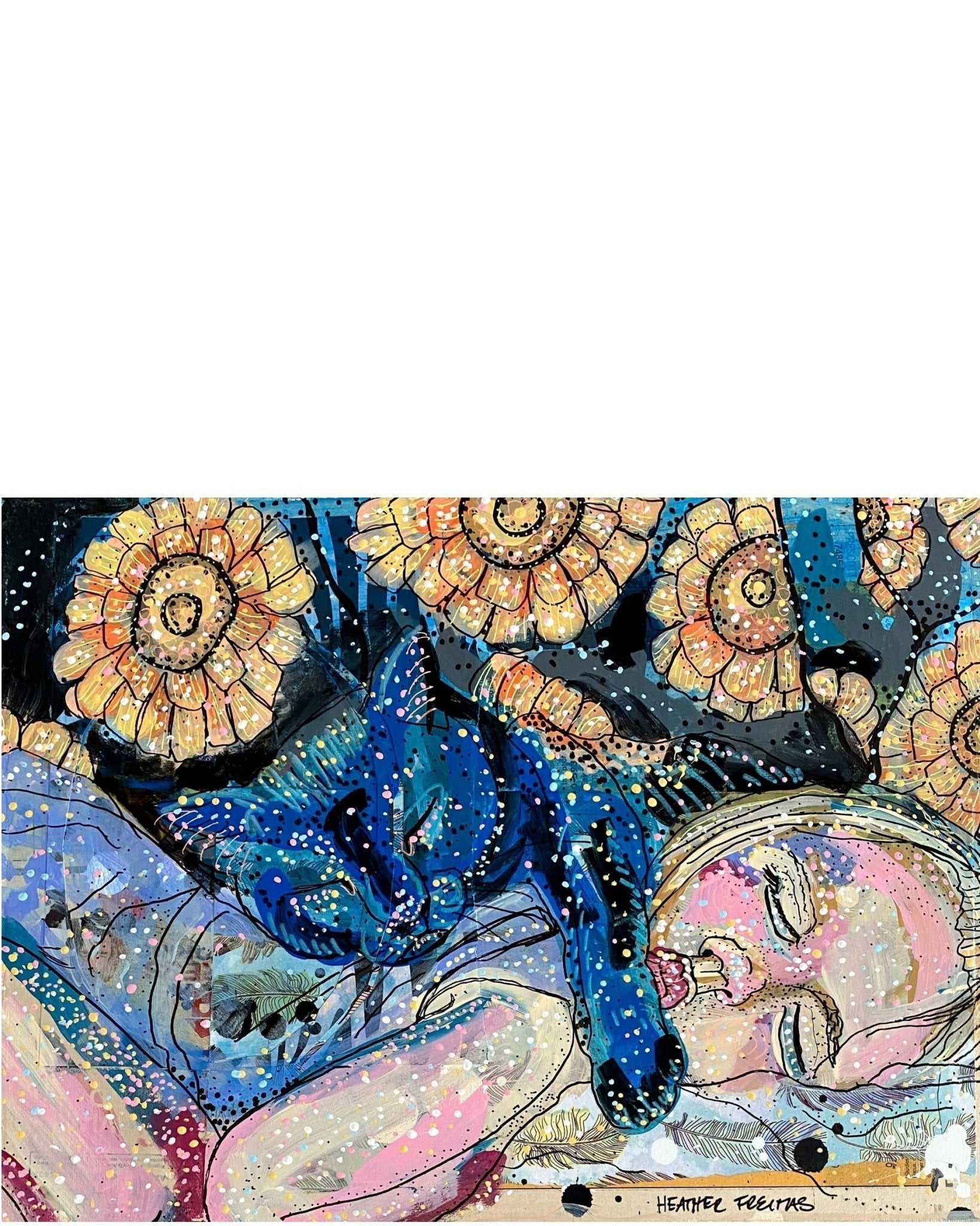 Portrait of Nova and his child - Heather Freitas