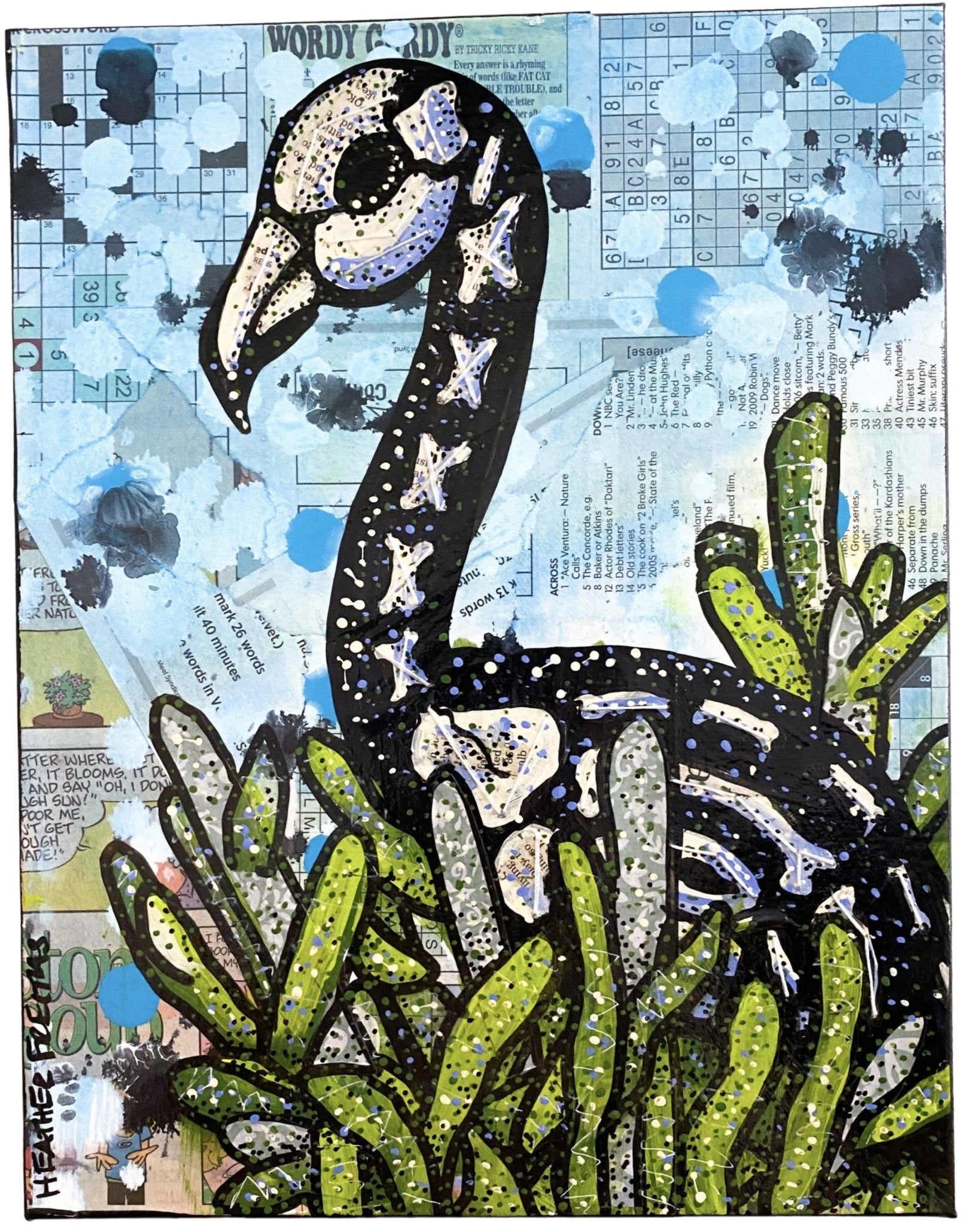 Punk Rock Flamingo - Heather Freitas