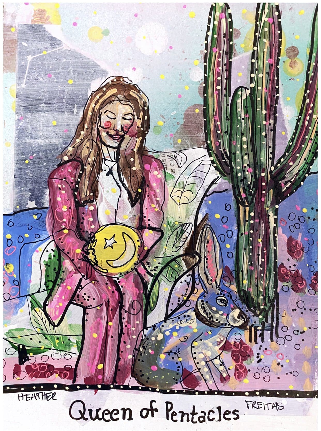 Queen Of Pentacles Heather Freitas