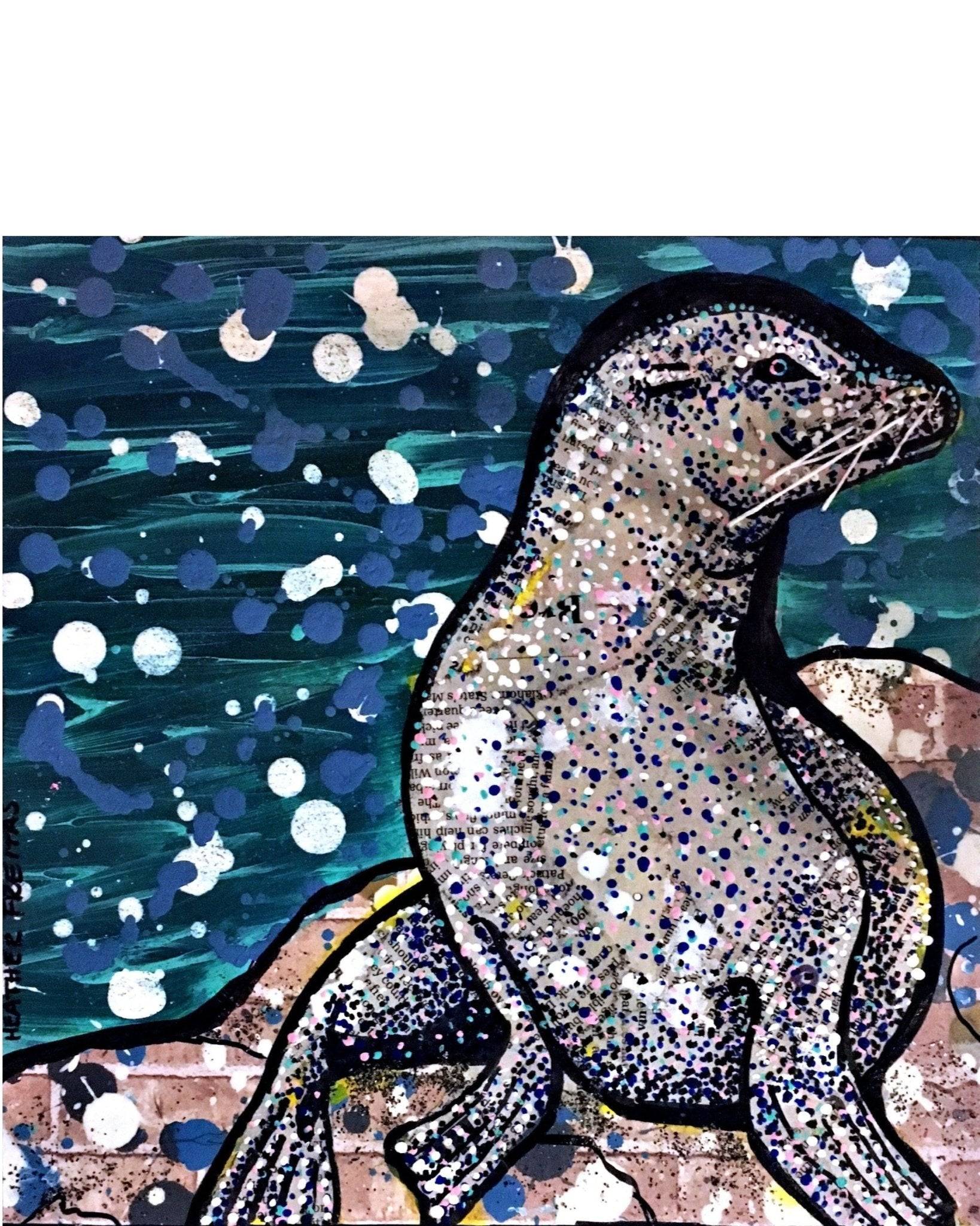Sea Lion - Heather Freitas - fine art home deccor