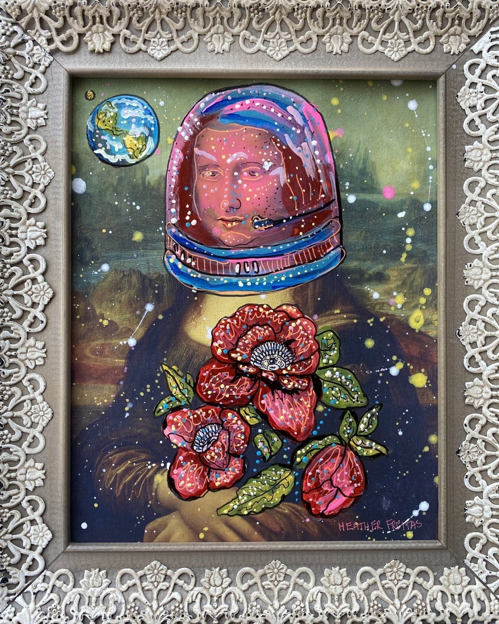 Searching For My Home - Mona Lisa Remastered - Heather Freitas - fine art home deccor