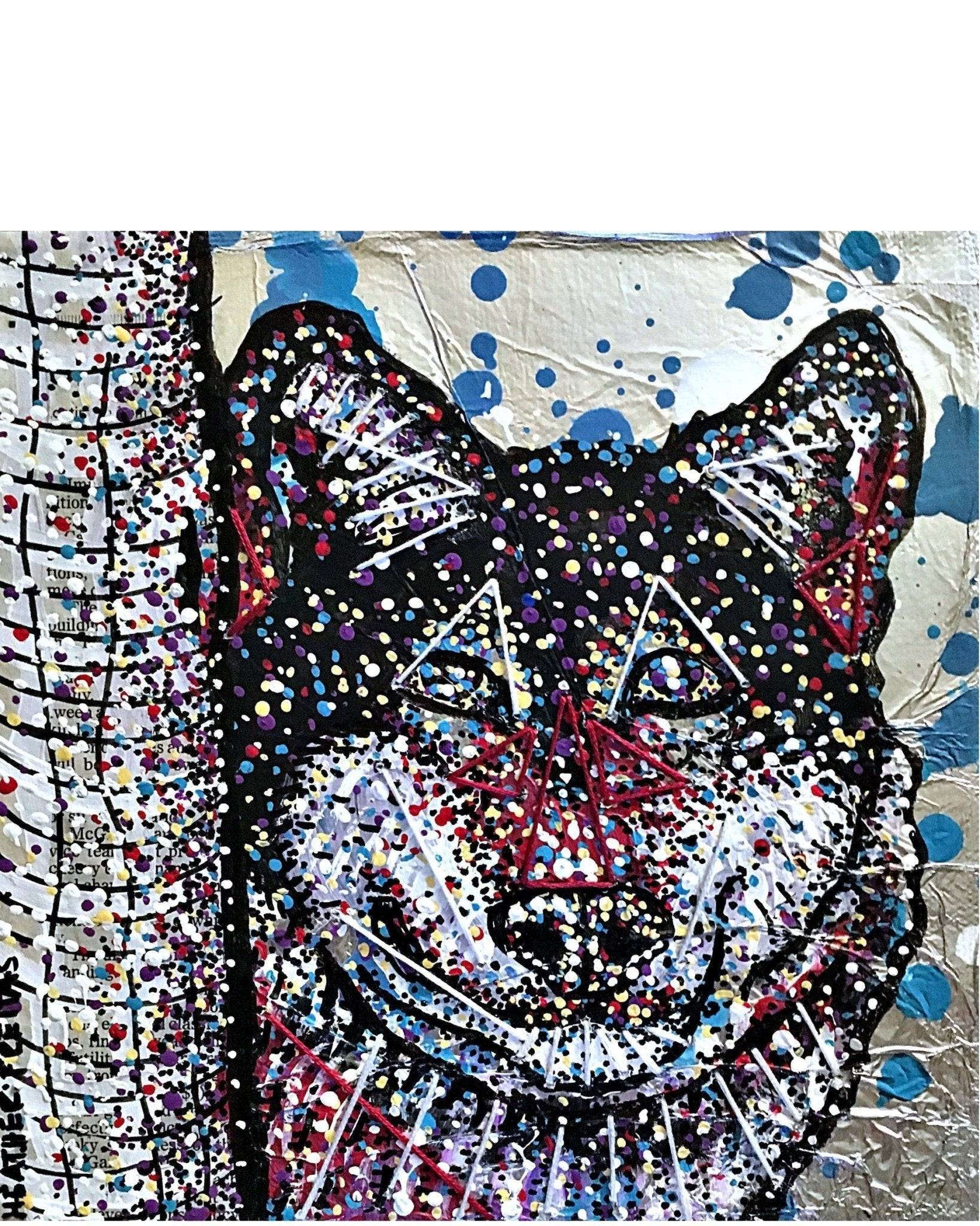Silver Wolf - Heather Freitas - fine art home deccor