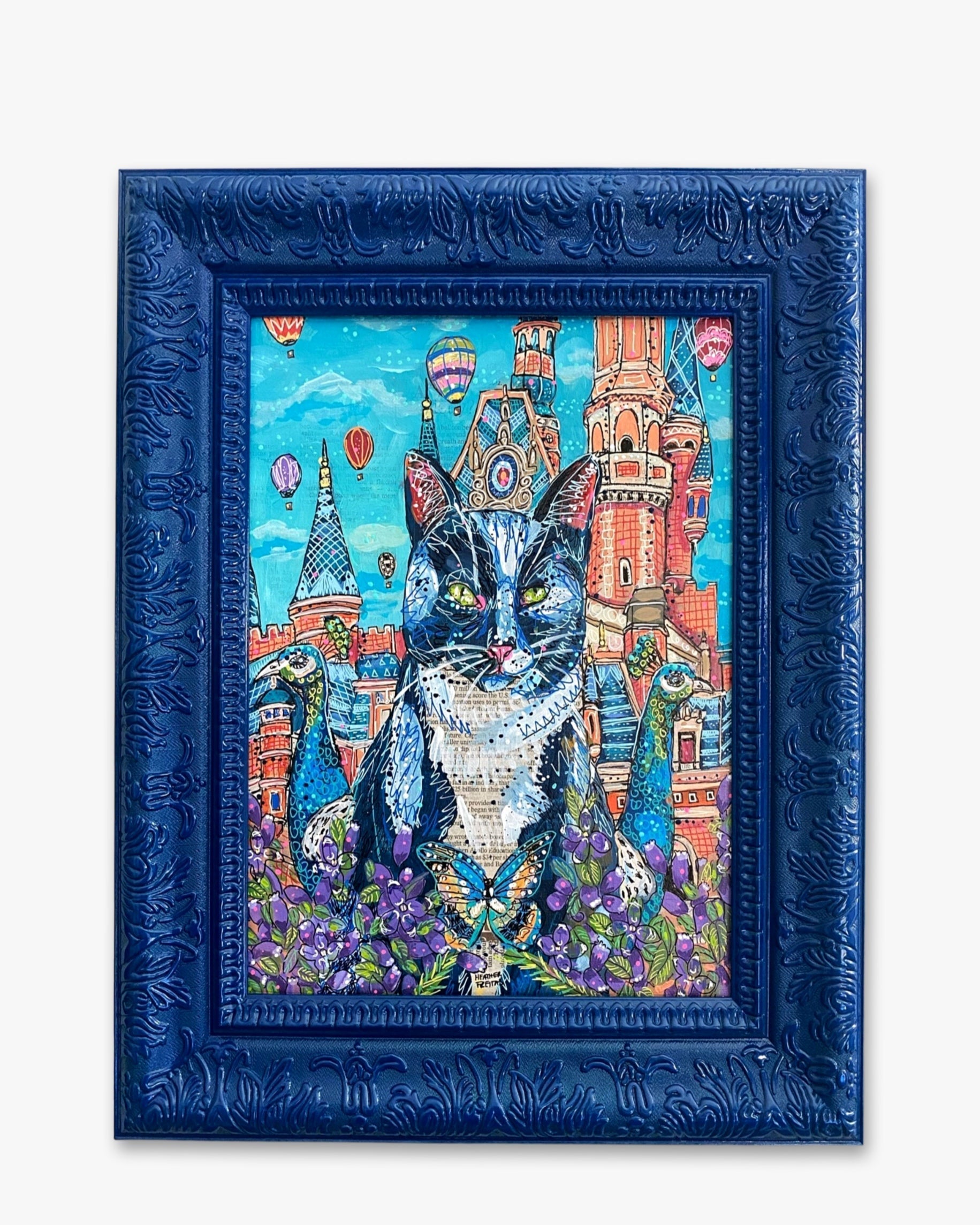 Sky, Castle Cat - Heather Freitas - fine art home deccor