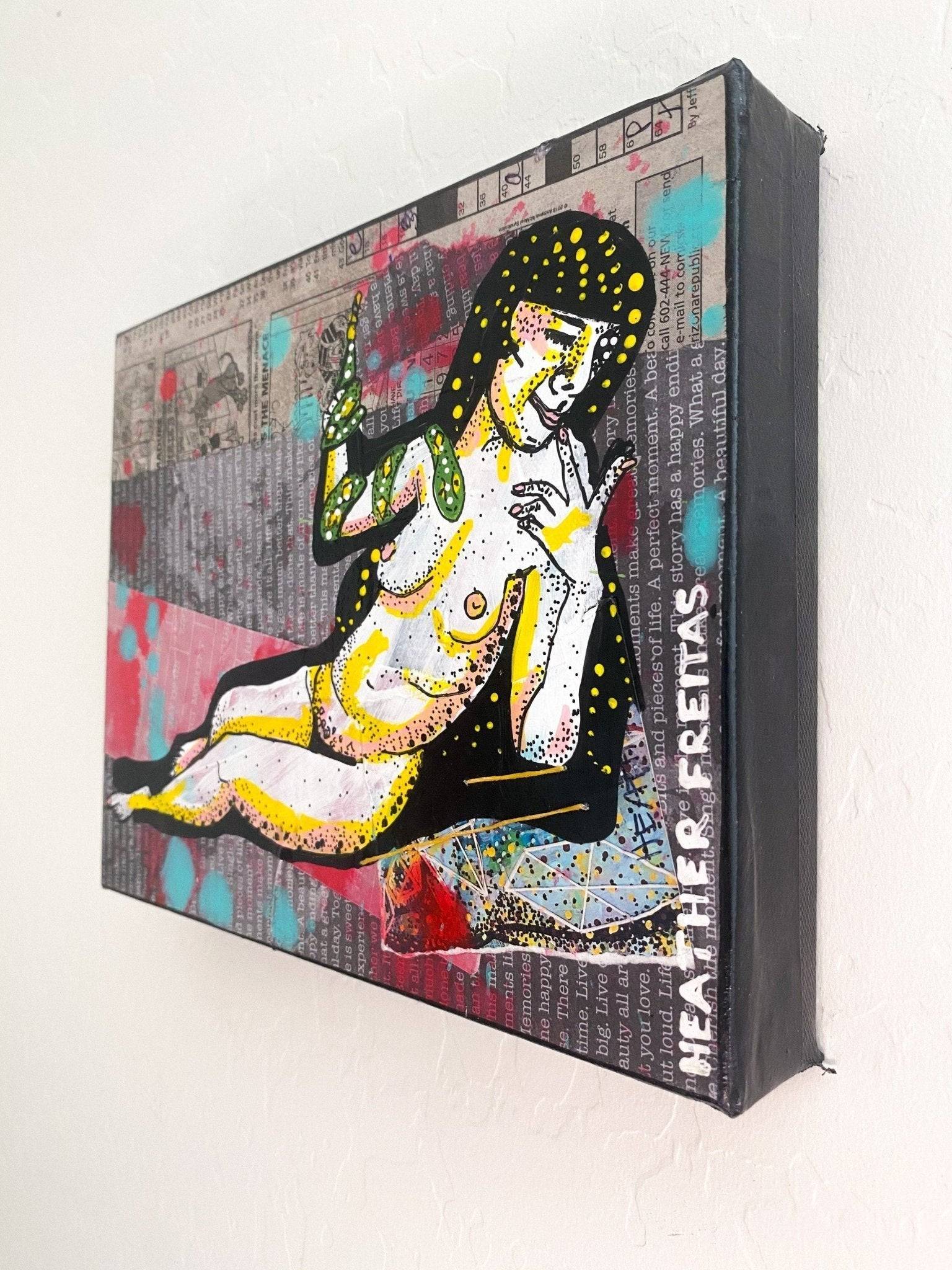 Sleeping With The Serpents - Heather Freitas - fine art home deccor