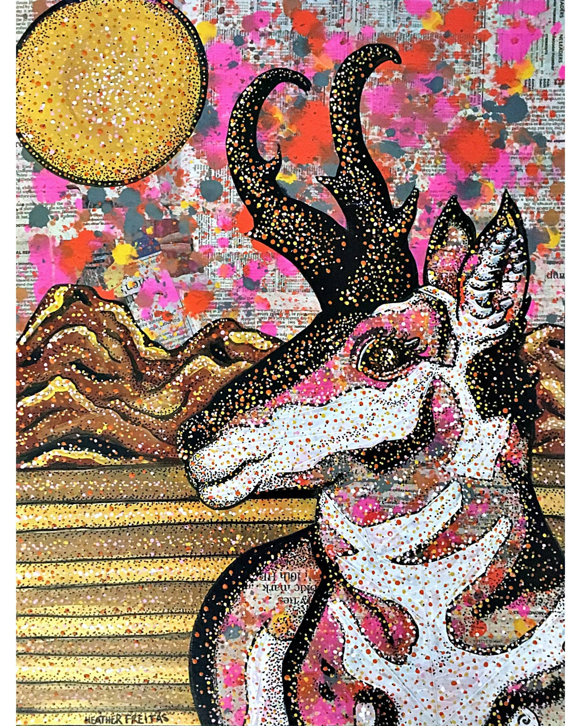Sonoran Pronghorn - Heather Freitas - fine art home deccor