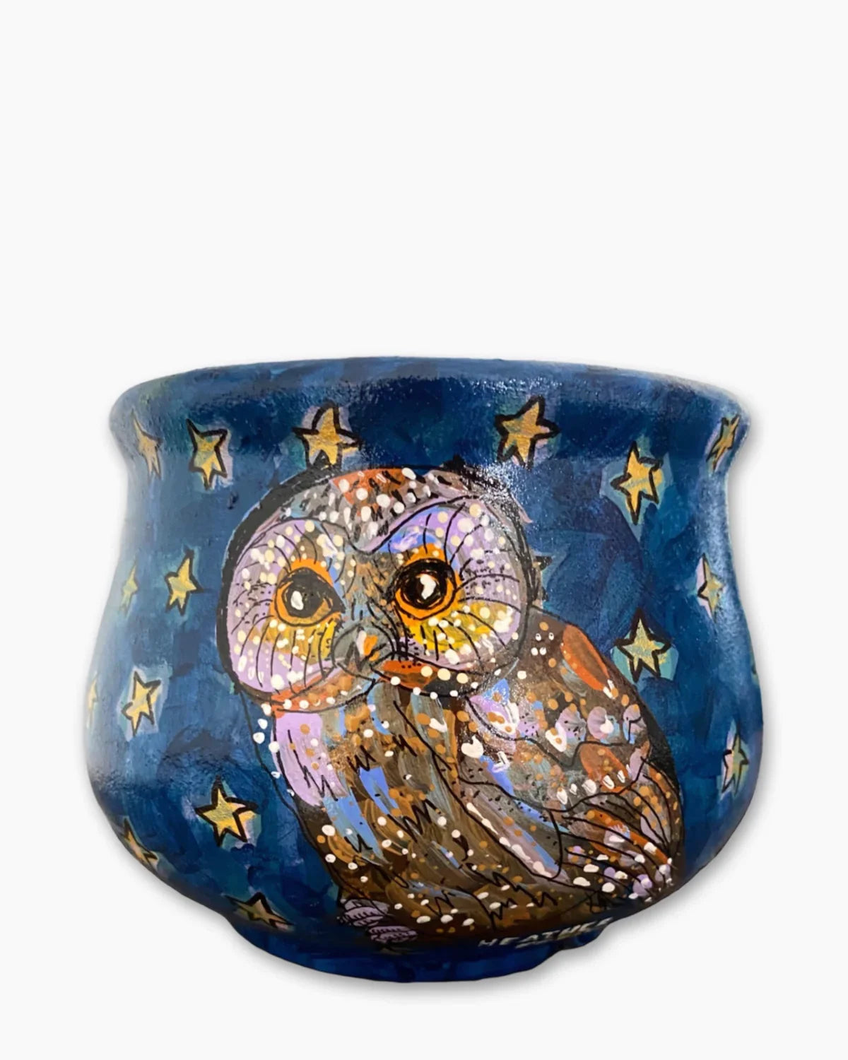 Starry Owl Planter - Heather Freitas