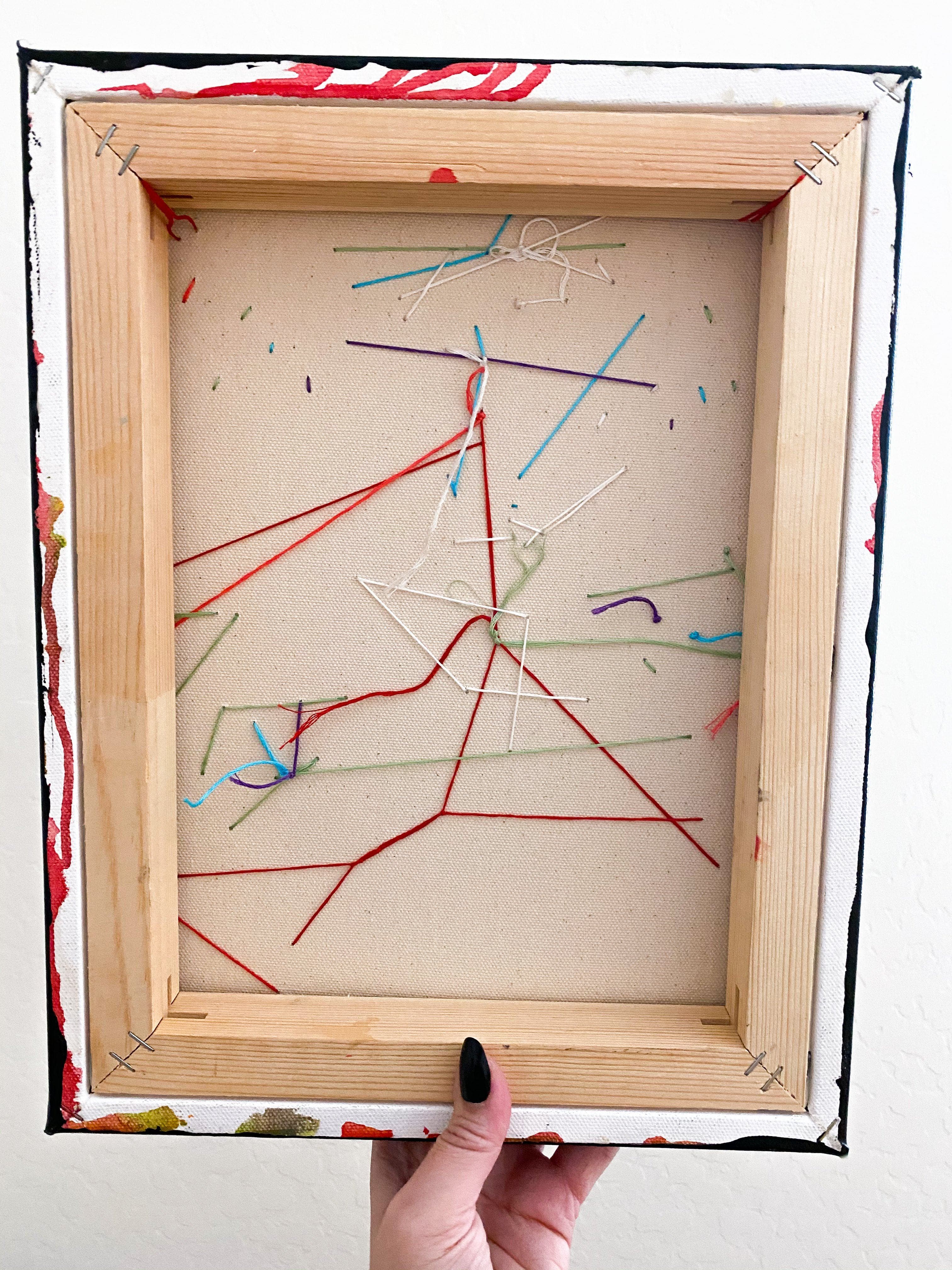 Stripes of Hibiscus & Rainbow Glow Heather Freitas