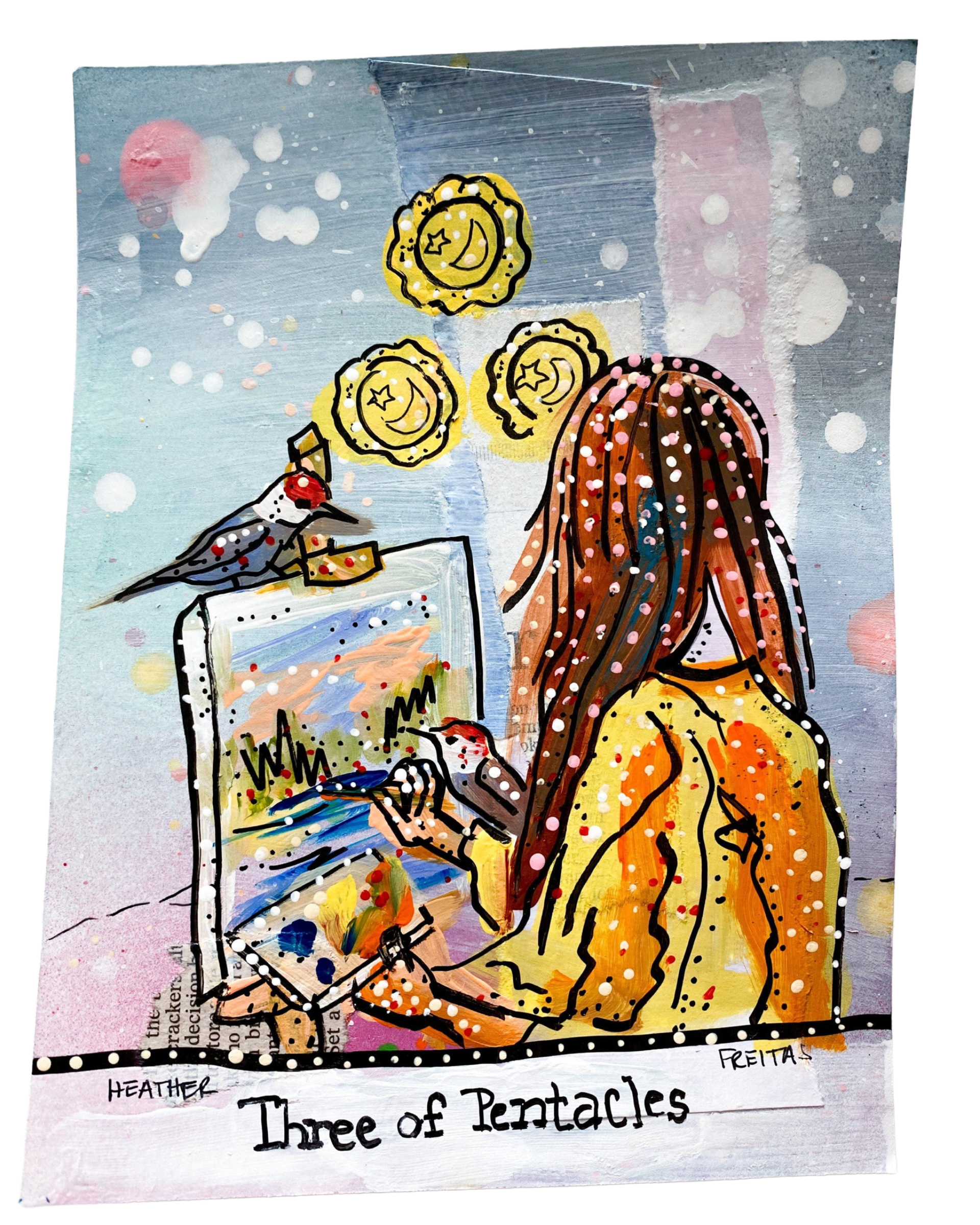 Three Of Pentacles - Heather Freitas