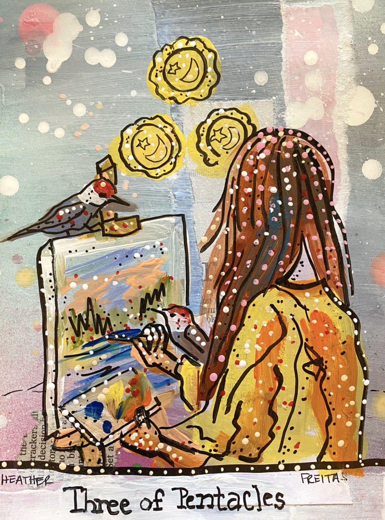 Three Of Pentacles Heather Freitas