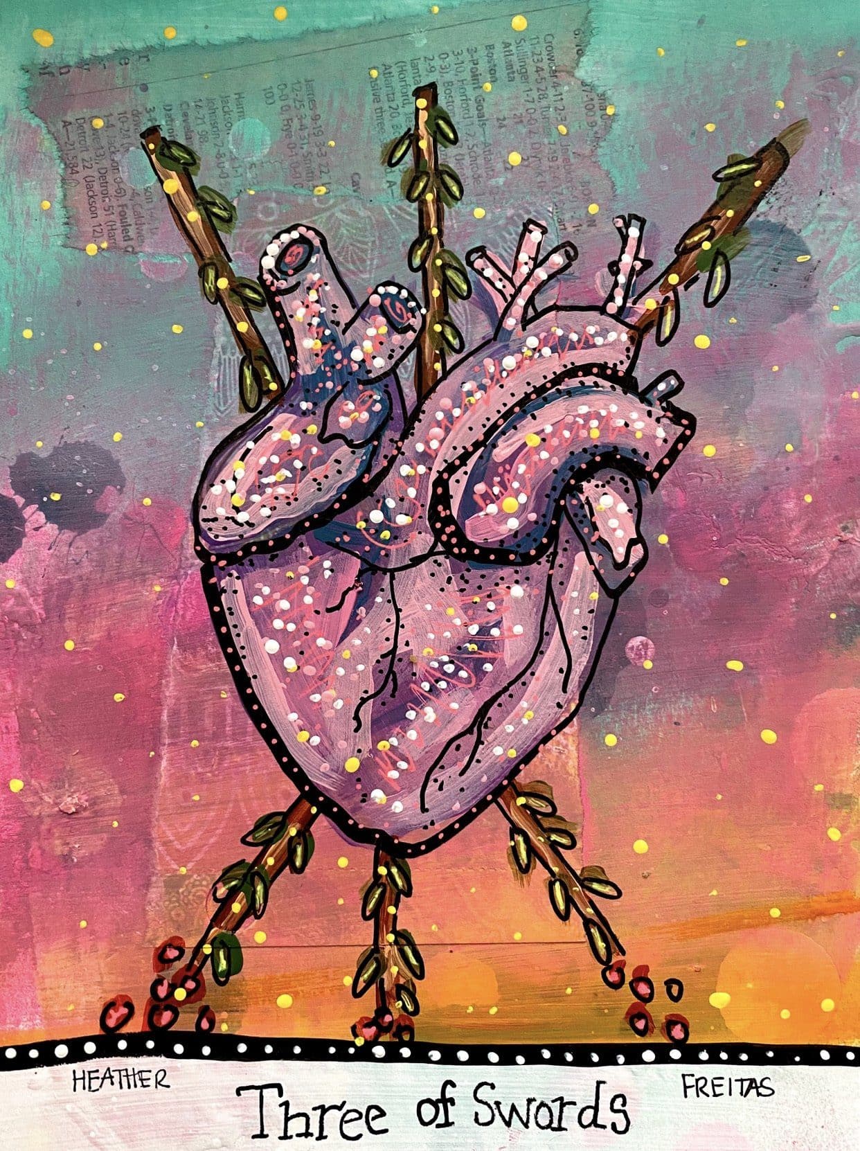 Three Of Swords Heather Freitas