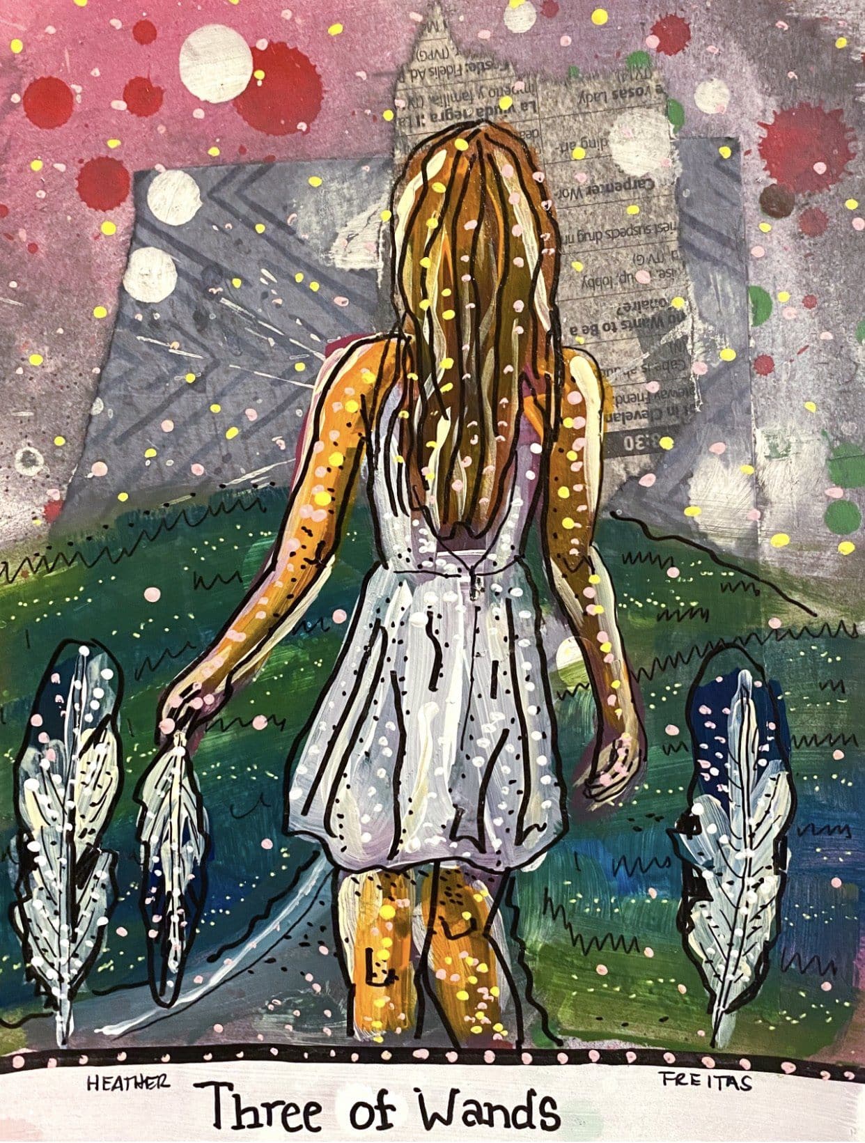 Three Of Wands Heather Freitas