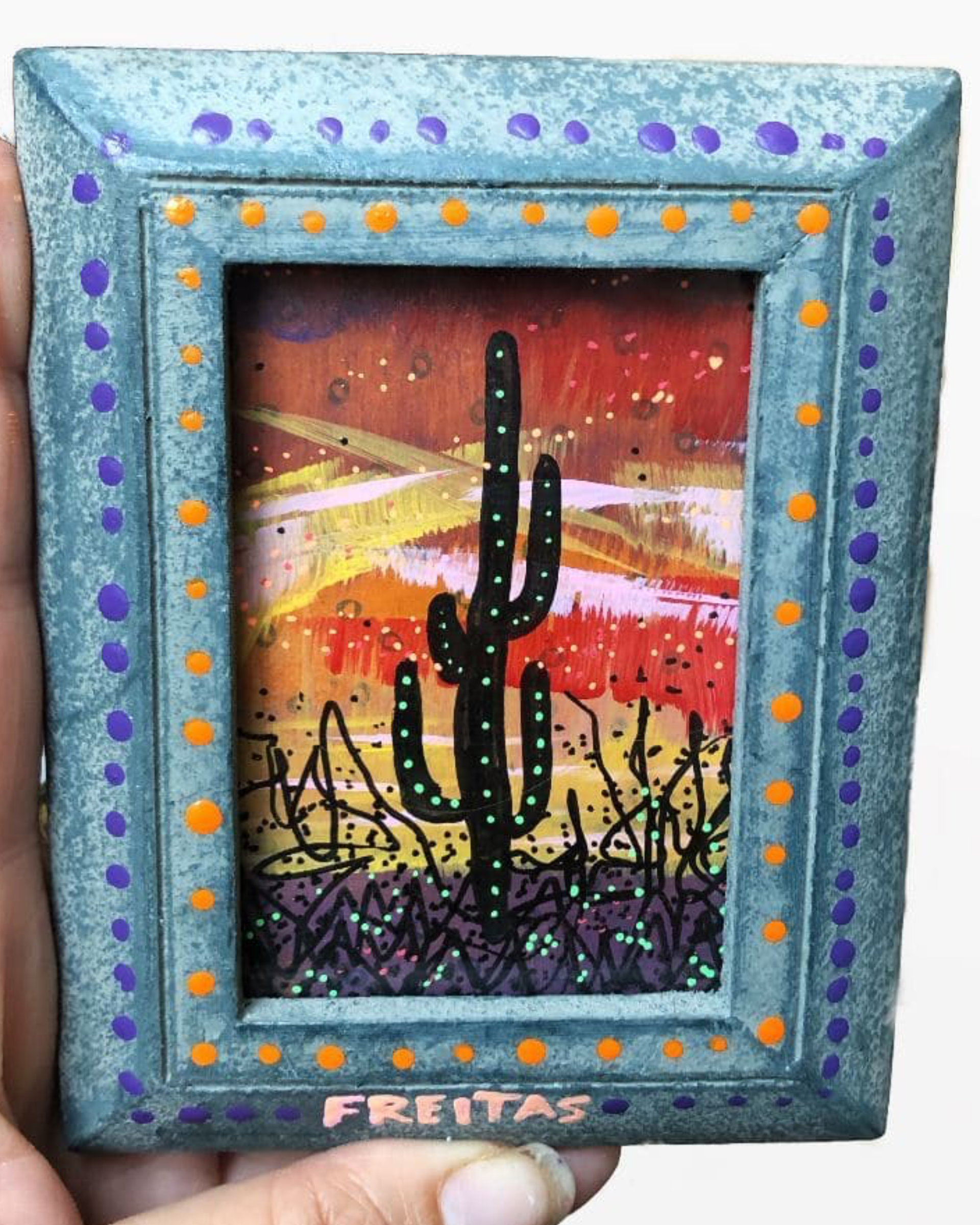 Tonto National Forest - mini original painting - Heather Freitas