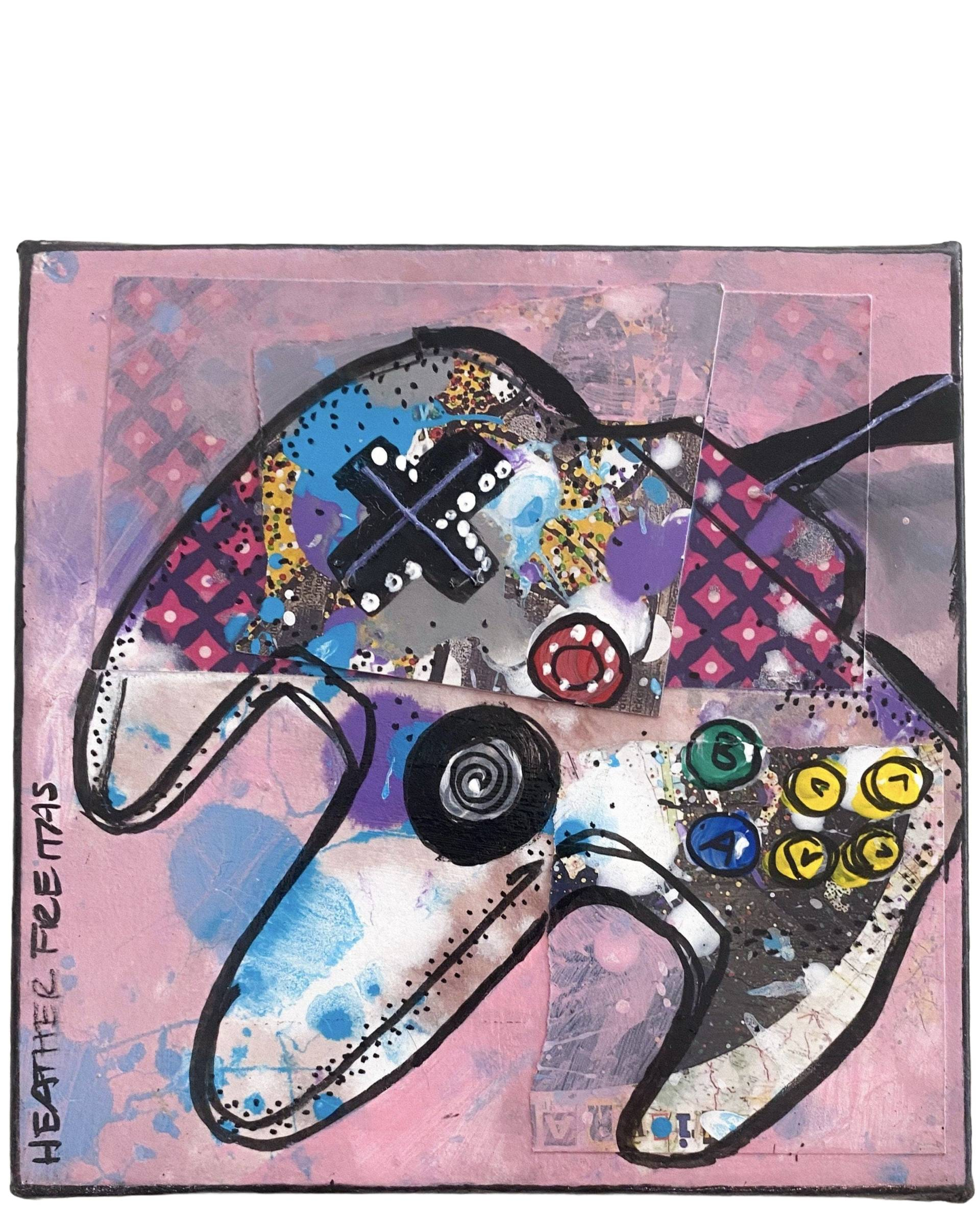 Transparent purple N64 Remote - Heather Freitas