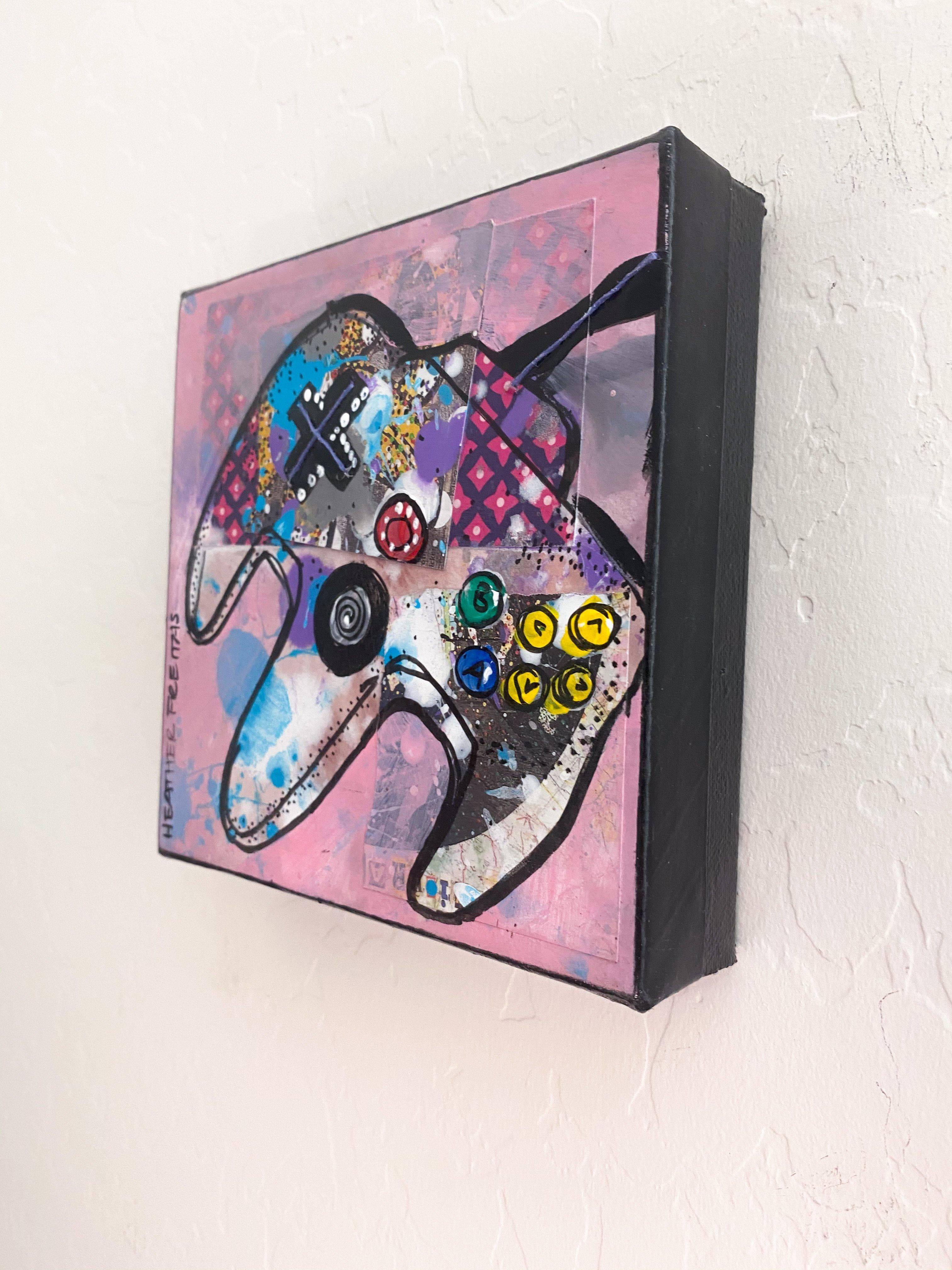 Transparent purple N64 Remote Heather Freitas