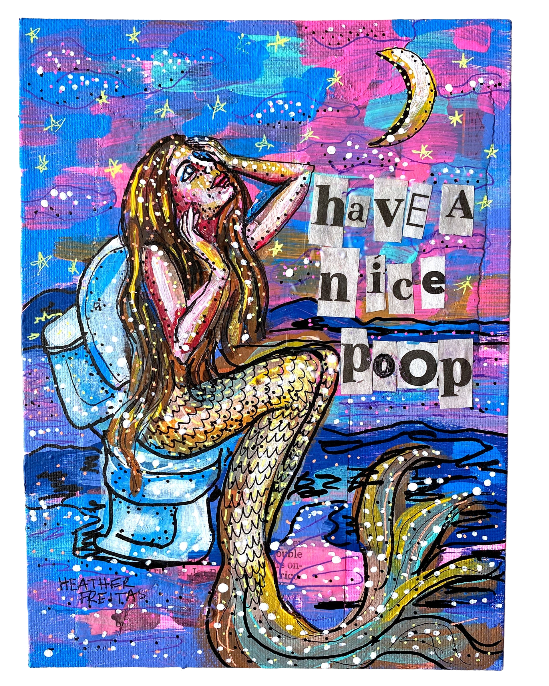 Twilight Mermaid Have A Nice Poop - Heather Freitas