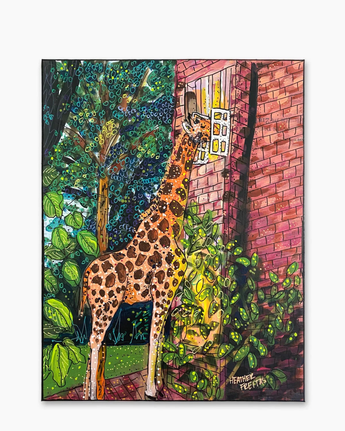 Twilight Snack Giraffe - Heather Freitas