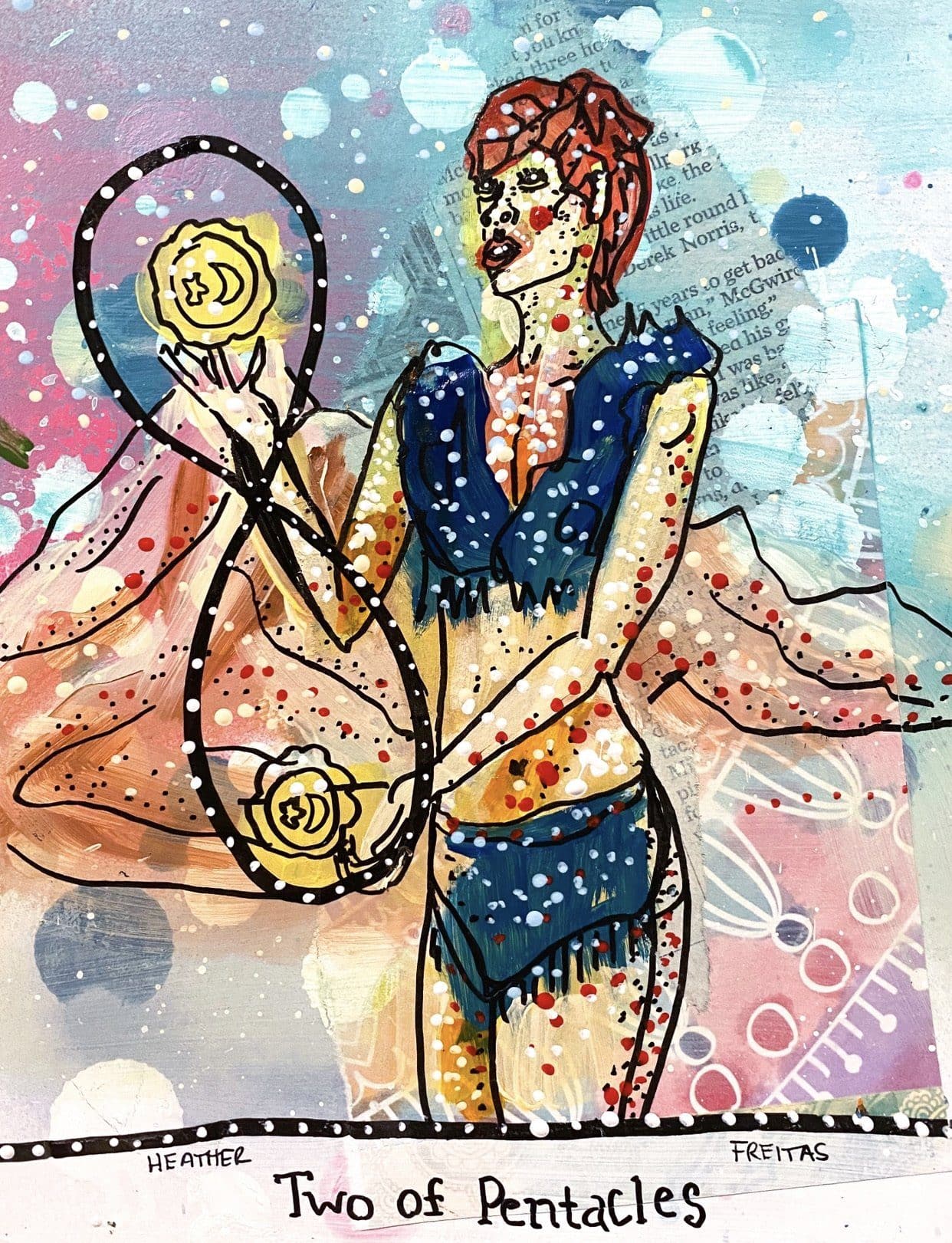 Two Of Pentacles Heather Freitas