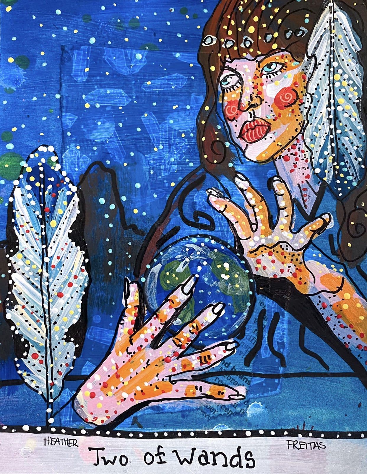 Two Of Wands Heather Freitas