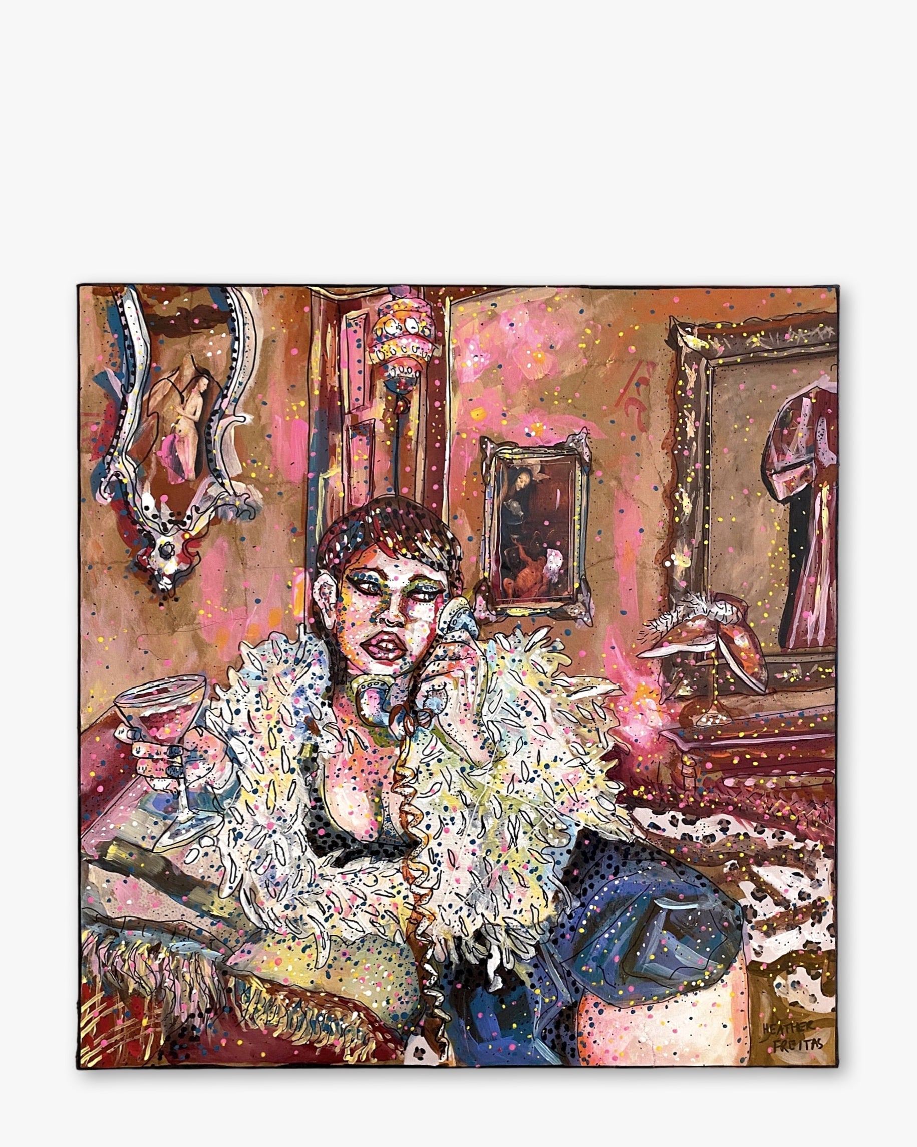 Vintage Vibes ( Original Painting )