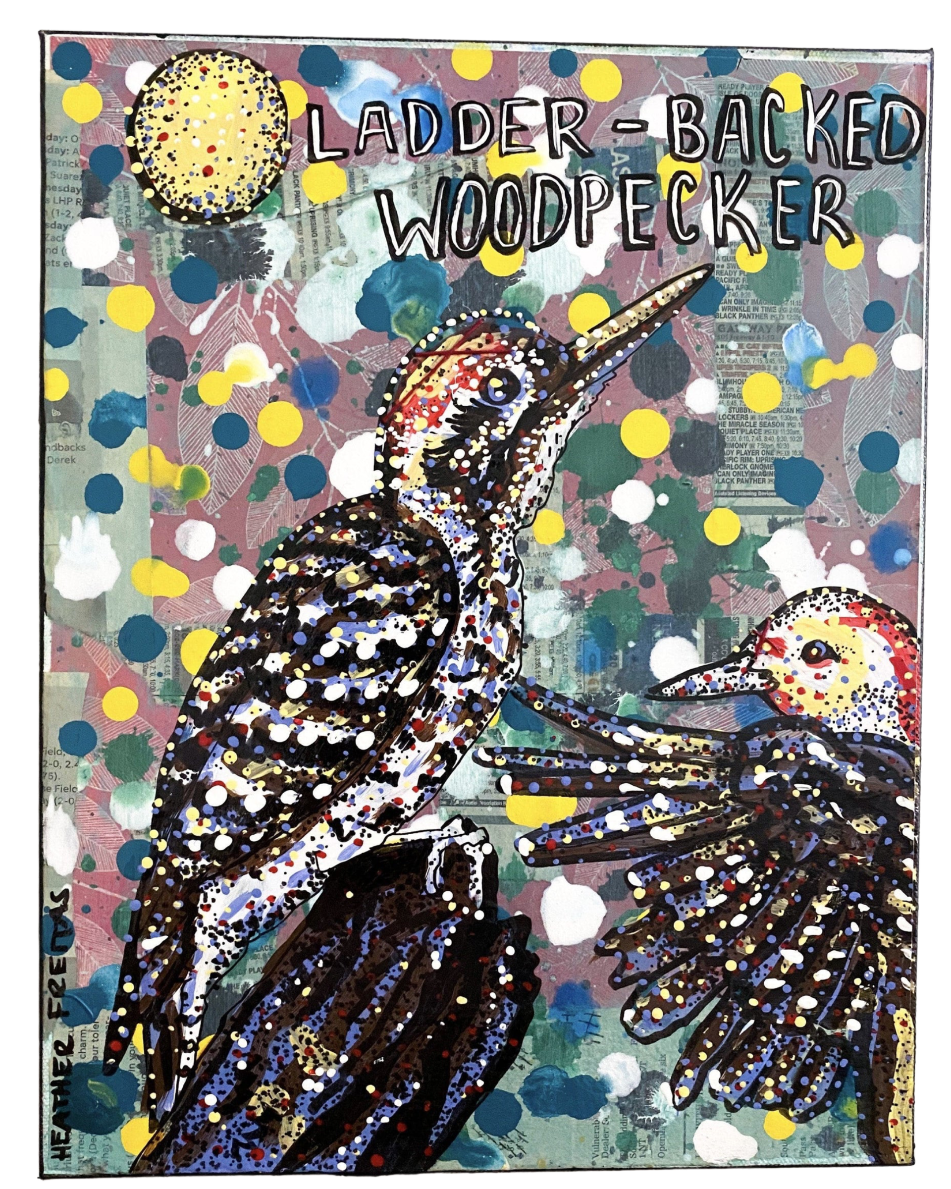 Woodpecker (Was on view at Roswell Museum of Art). - Heather Freitas