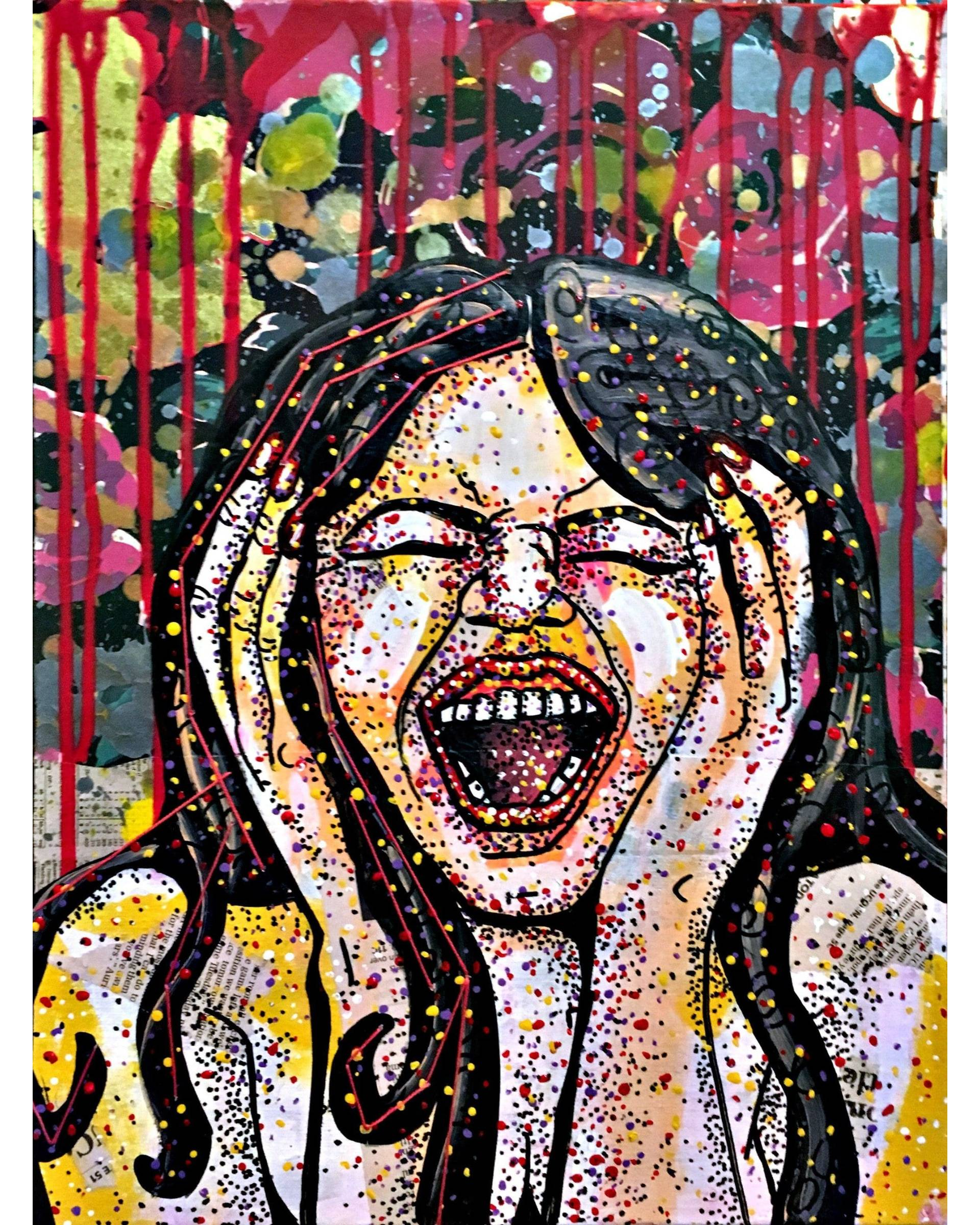 Wrath - Original figurative study - Heather Freitas