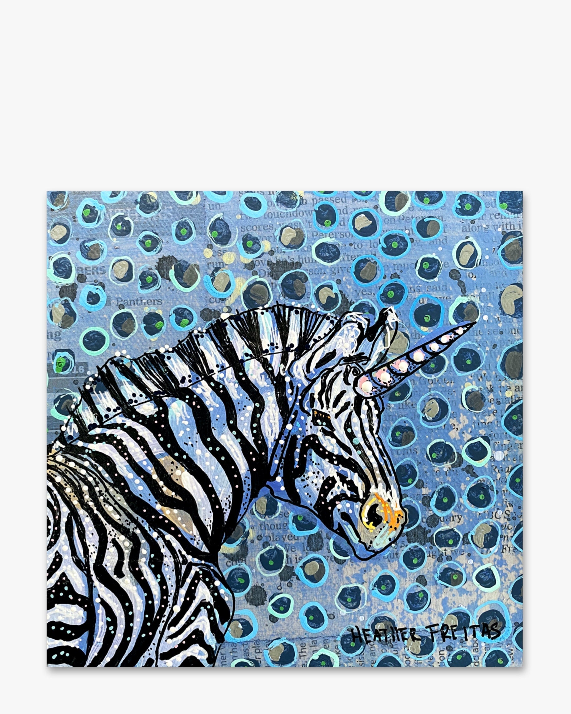 Zebra Unicorn ( Original Painting )