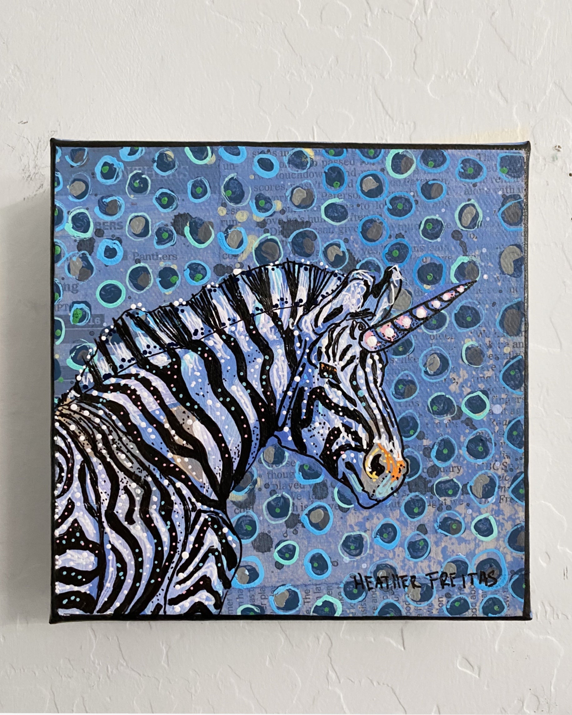 Zebra Unicorn ( Original Painting )