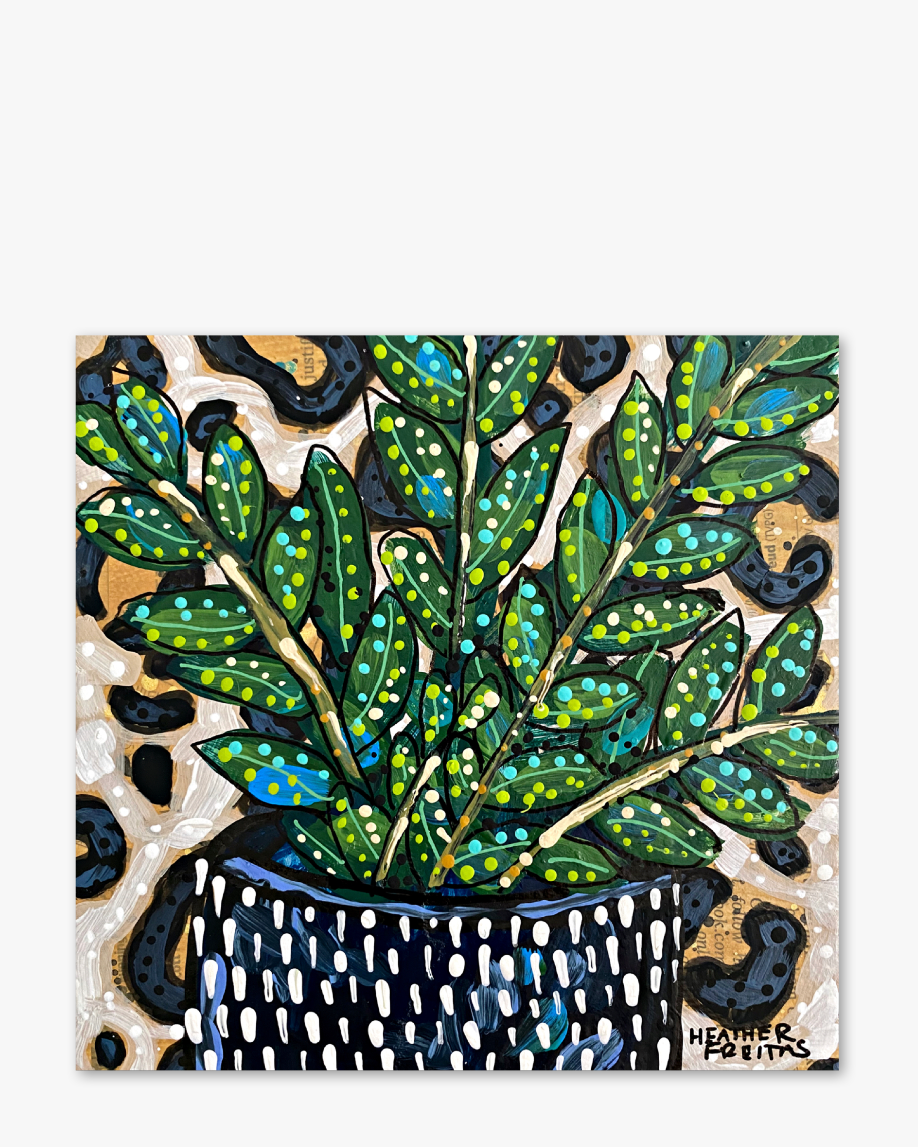 ZZ Plant ( Original Painting )