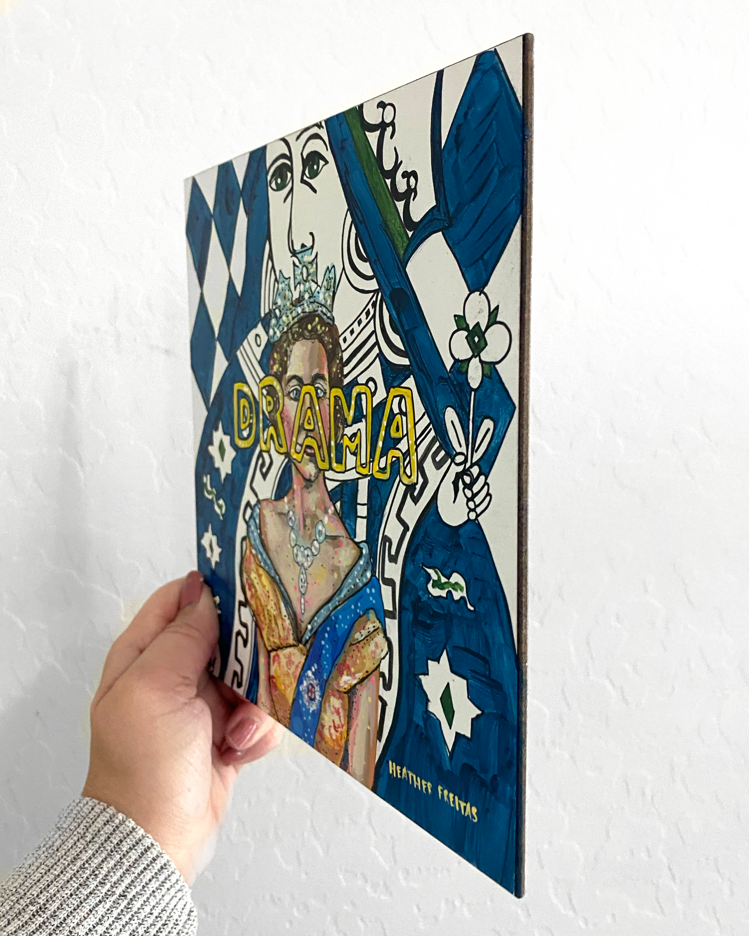 Drama Queen ( Original Painting ) - Heather Freitas - fine art home deccor