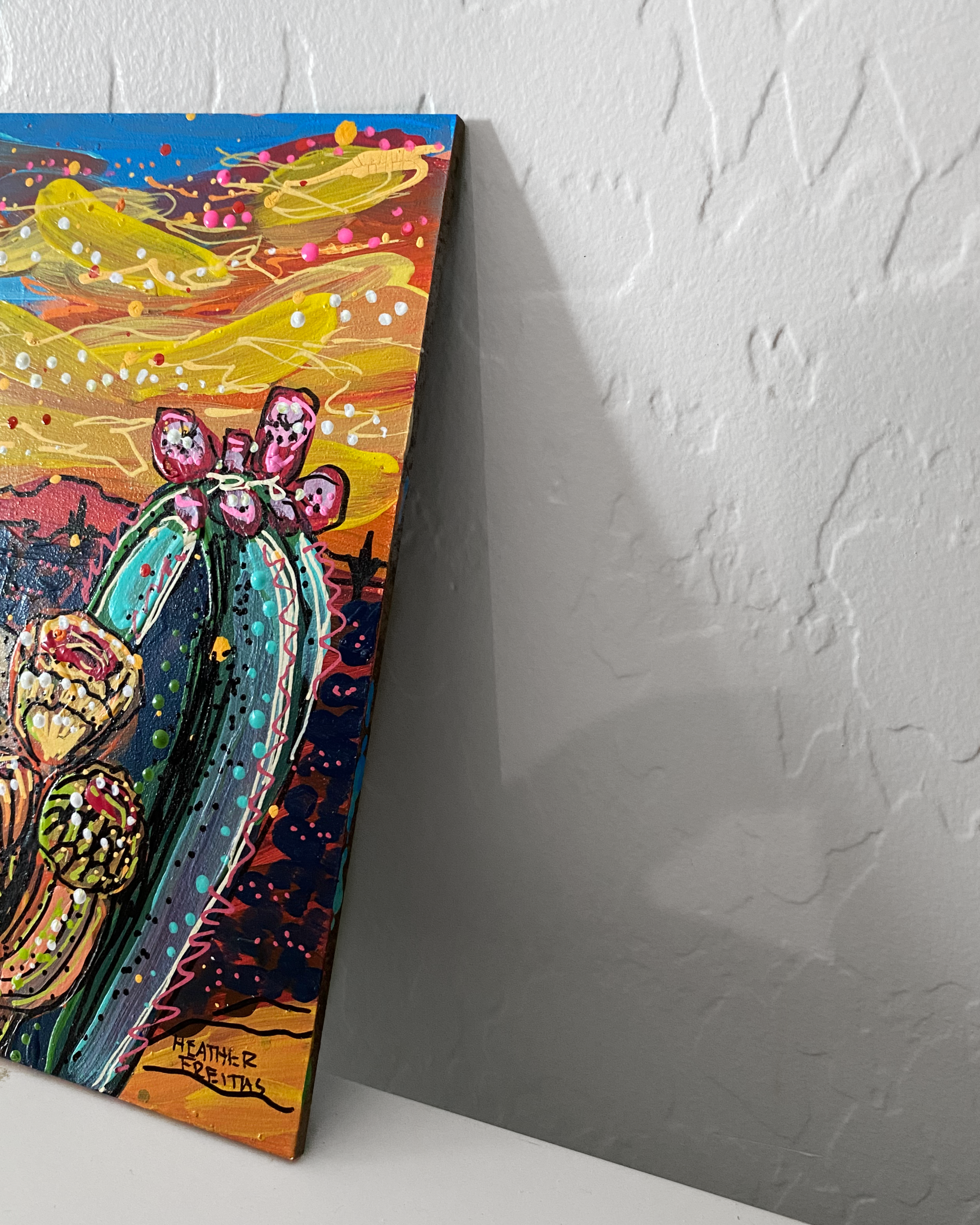 Sunset Desert Skull - Heather Freitas