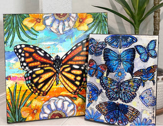 Butterfly & Floral Paintings - Heather Freitas 