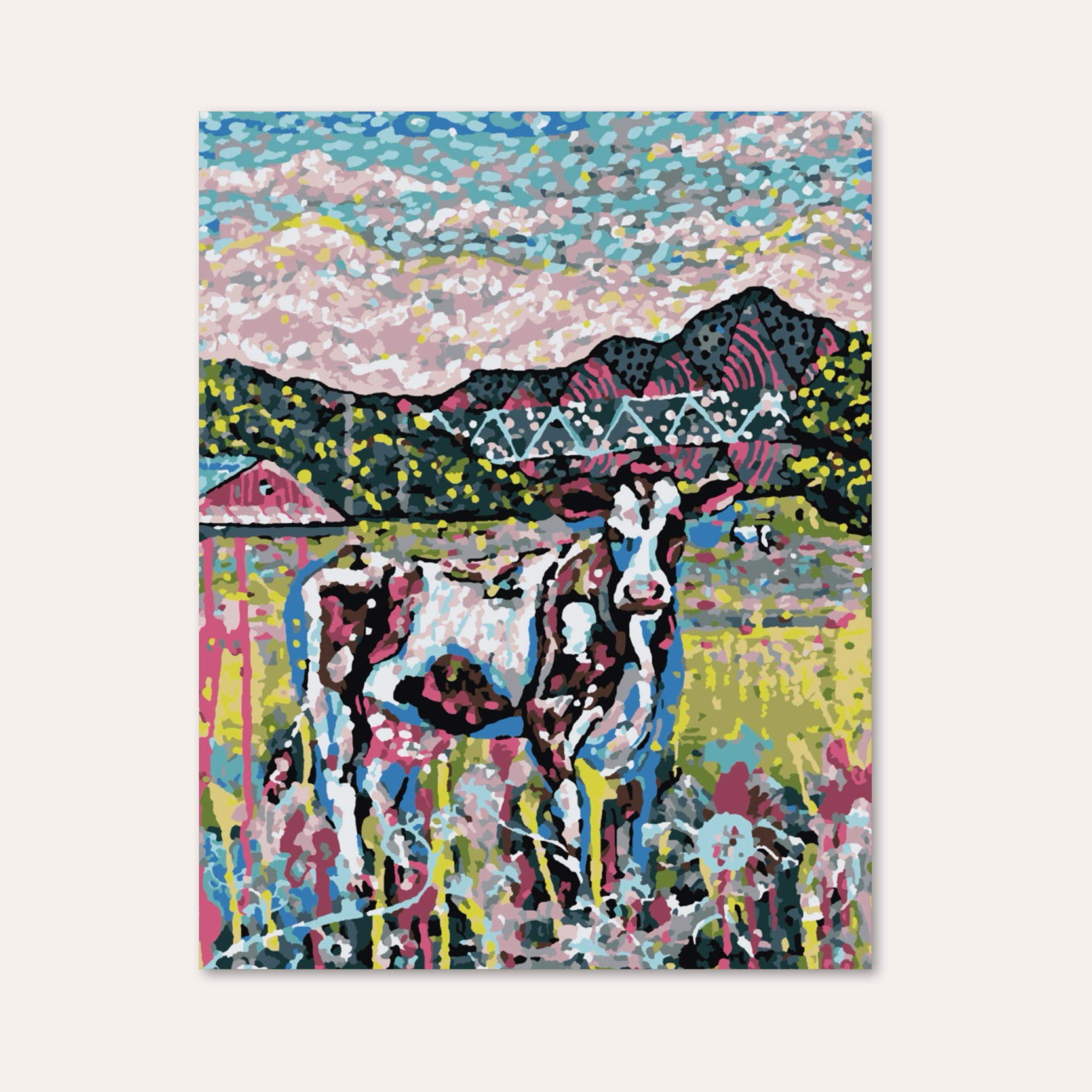 Cows On The Farm - Paint by Numbers Kit