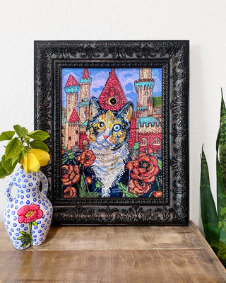 Poppy, Castle Cat ( Original Painting )