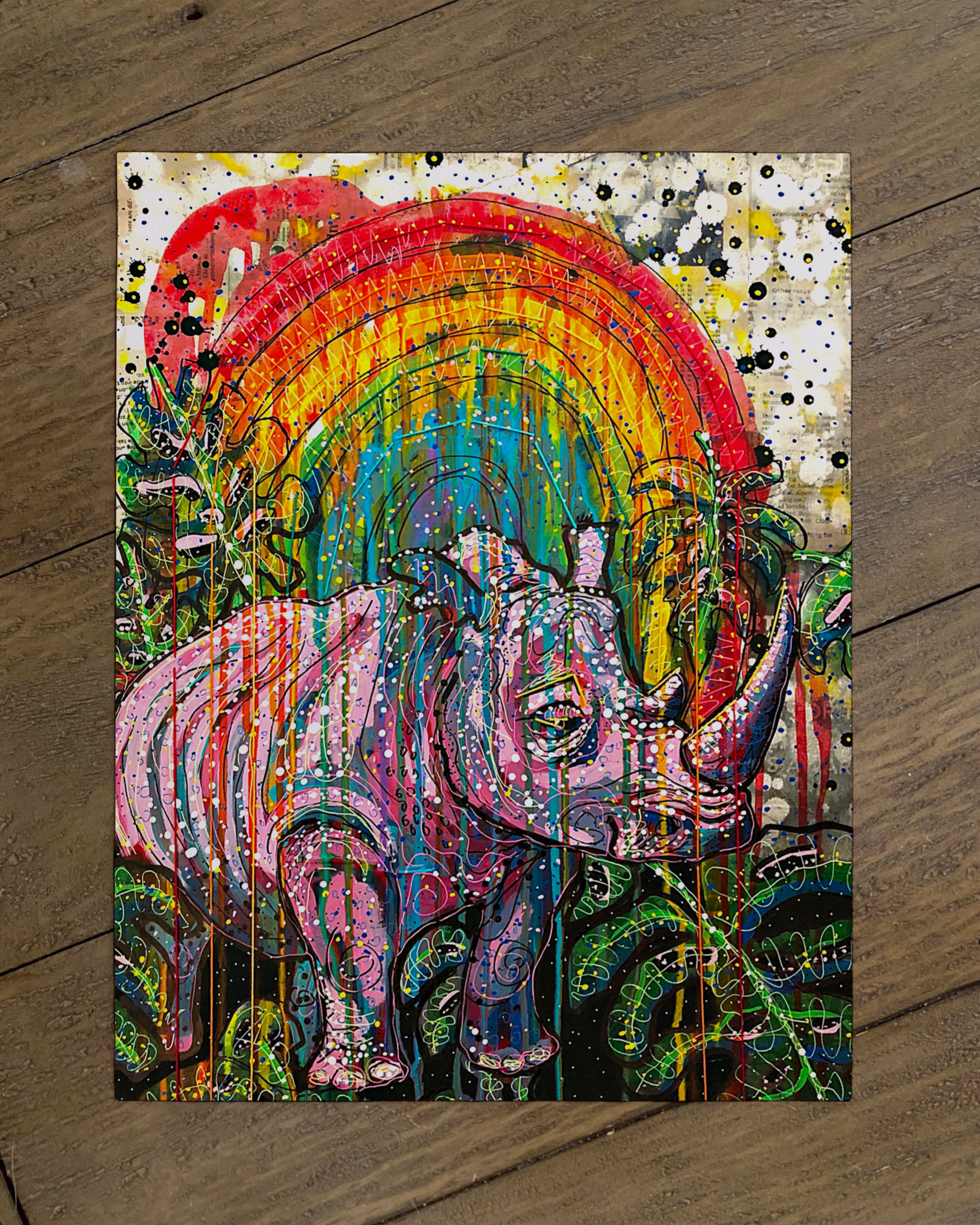 Save The Fat Unicorn - Economy Print
