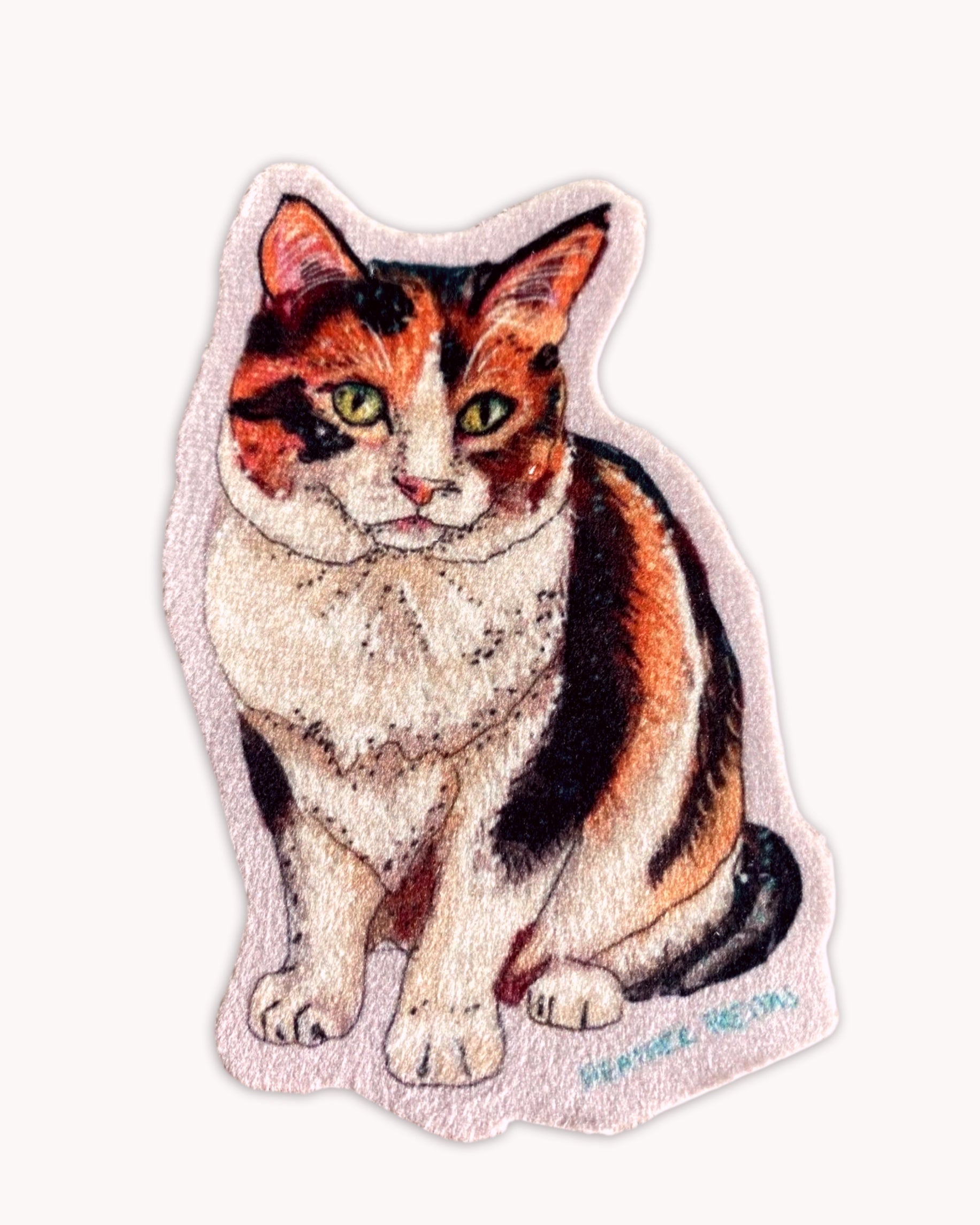 Calico Cat - Sew On Velveteen Patch