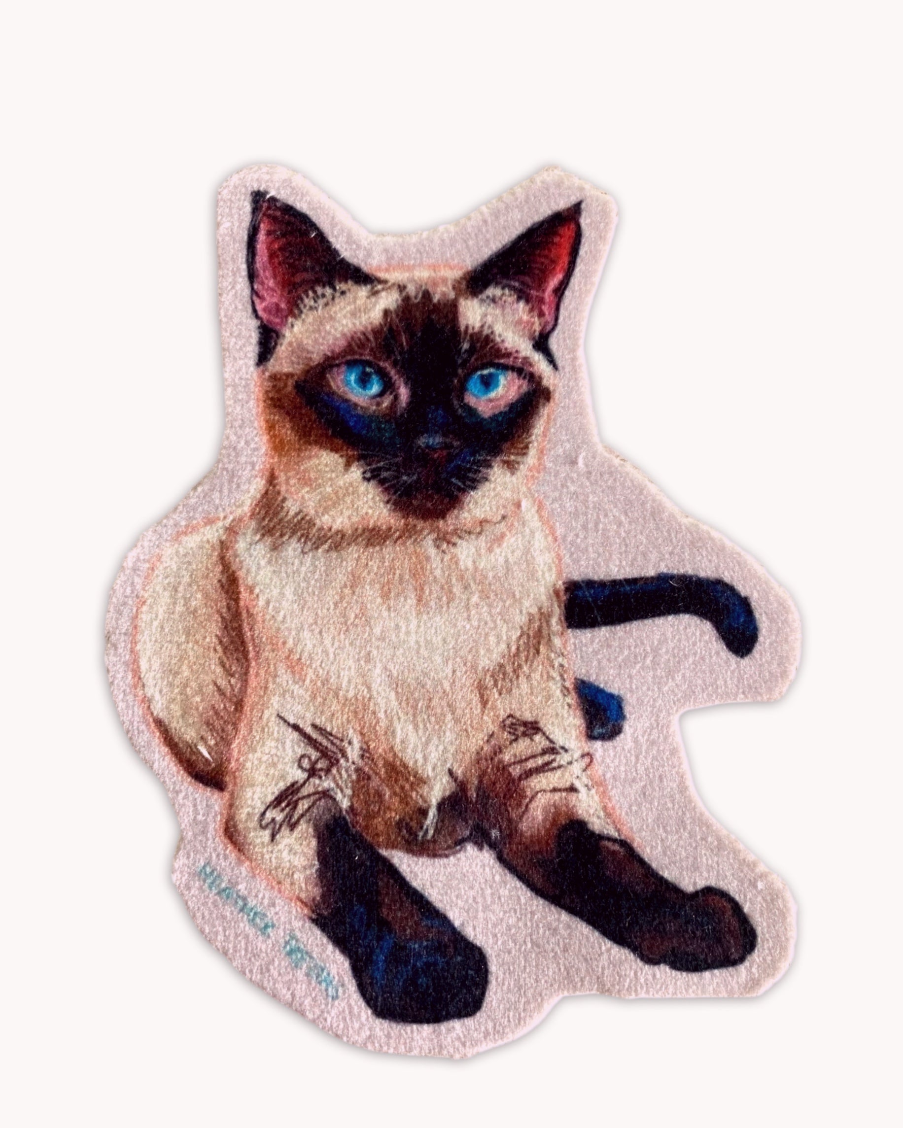 Siamese Cat - Sew On Velveteen Patch