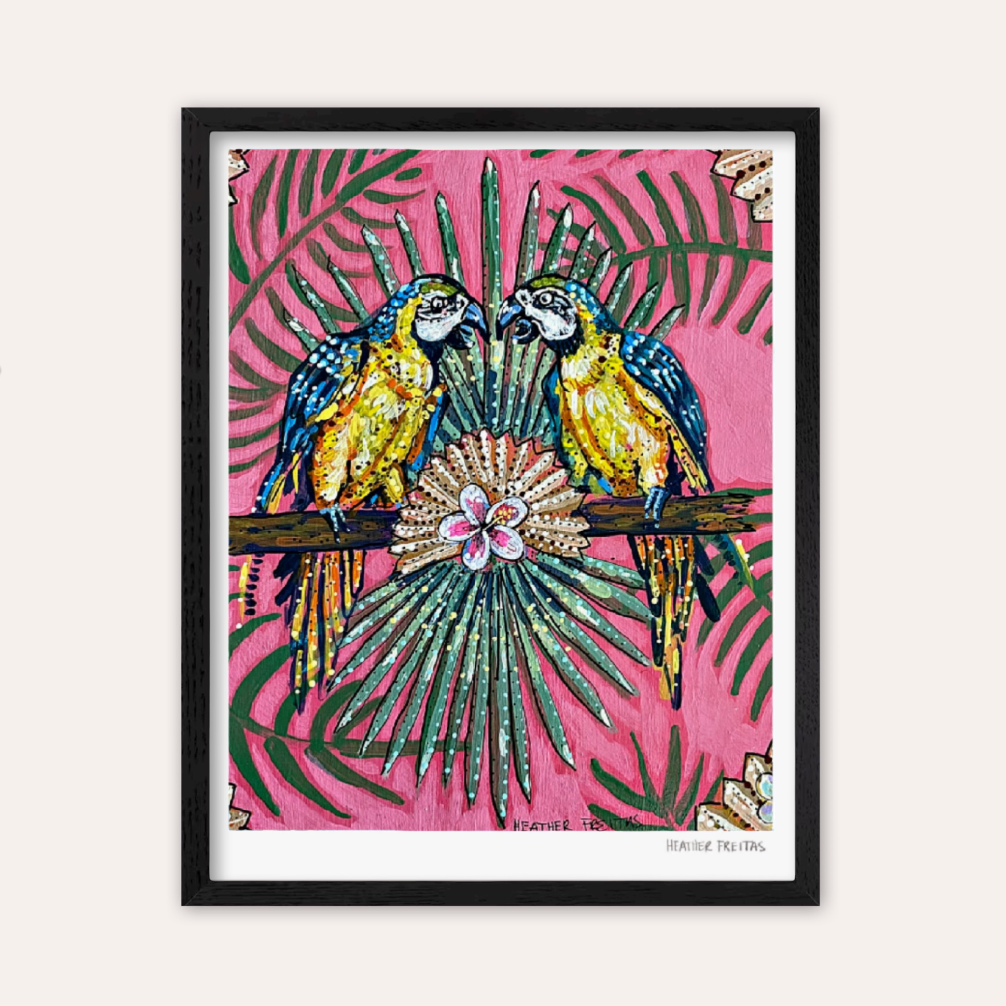 Parrot Paradise Fine Art Print