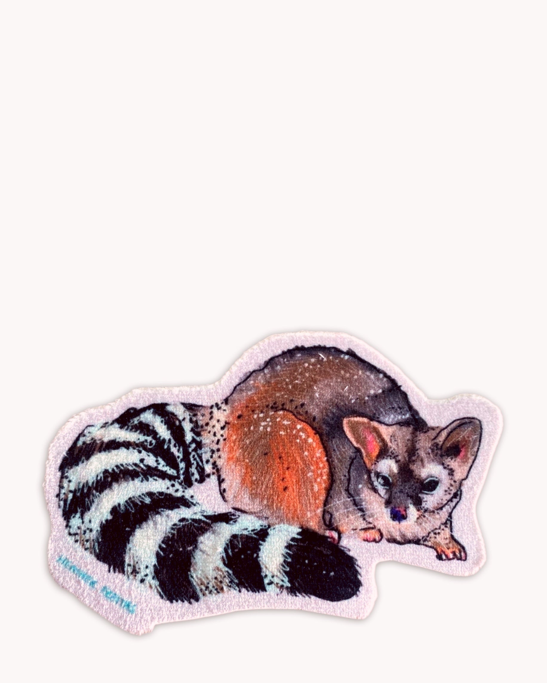 Ringtail Cat - Sew On Velveteen Patch