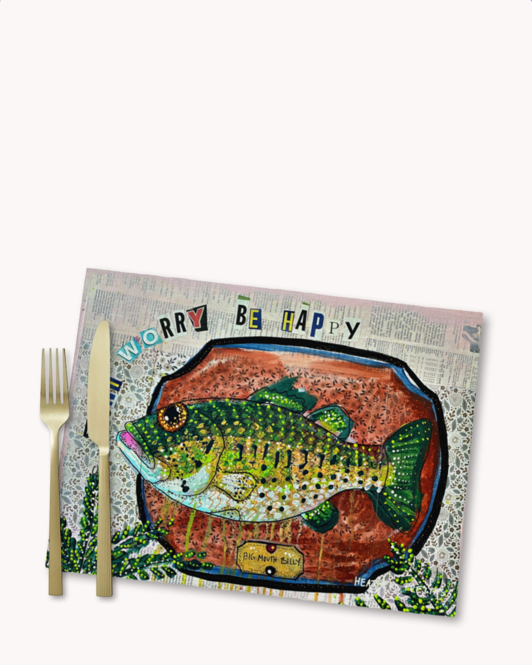 Don't Worry, Be Happy Placemat