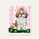 Shih Tzu Hand Signed Fine Art Print