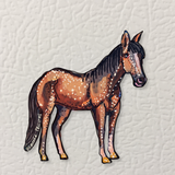 Brown Horse Magnet ( Die-Cut )