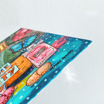 Made Of Glitter, Champagne & Anxiety ( Original Painting ) - Heather Freitas - fine art home deccor