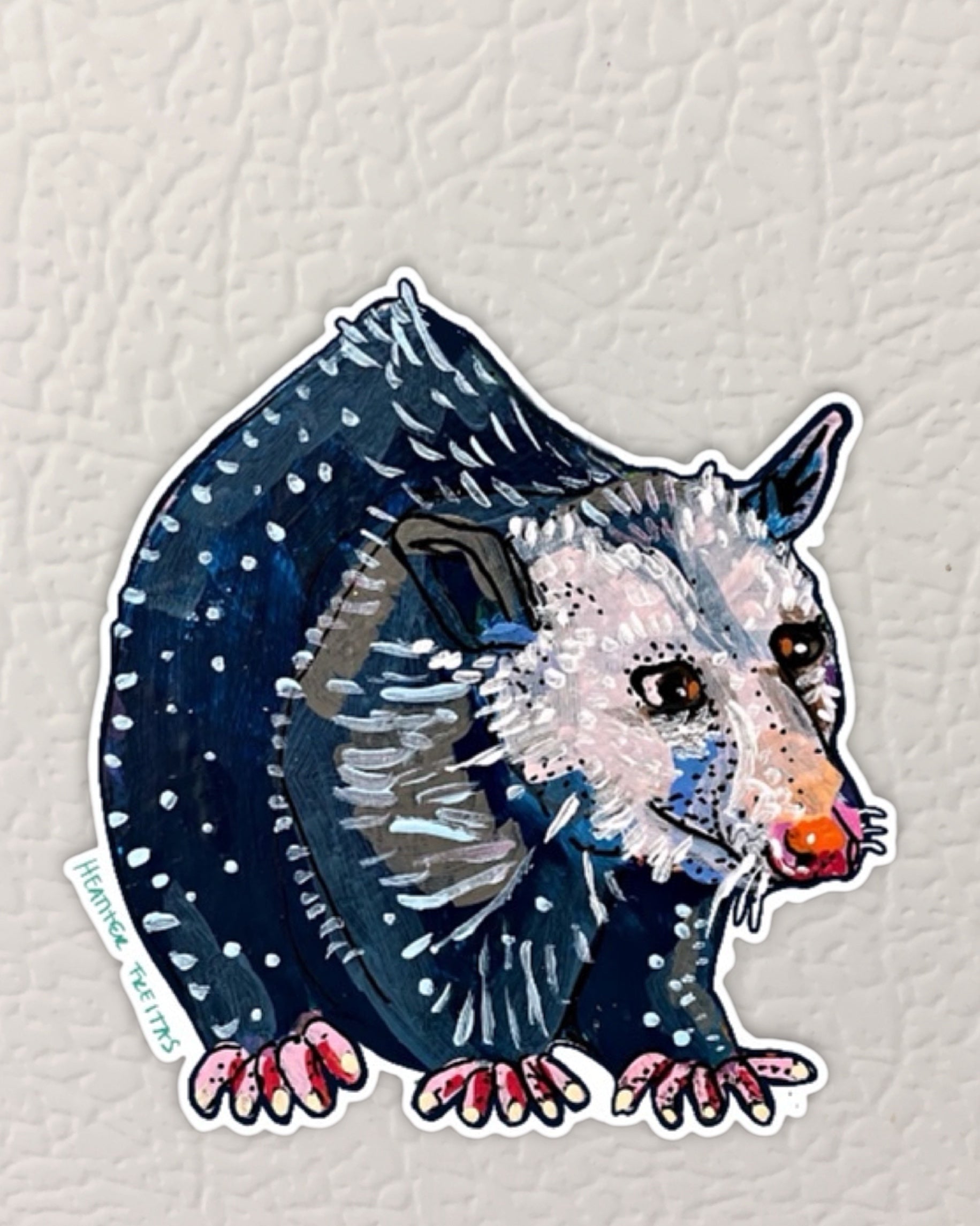 Opossum Magnet ( Die-Cut )