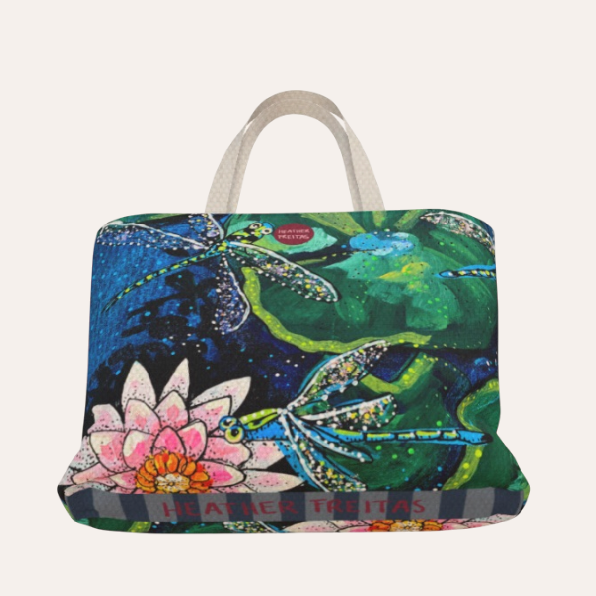 Dragonfly Lily Oversized Tote